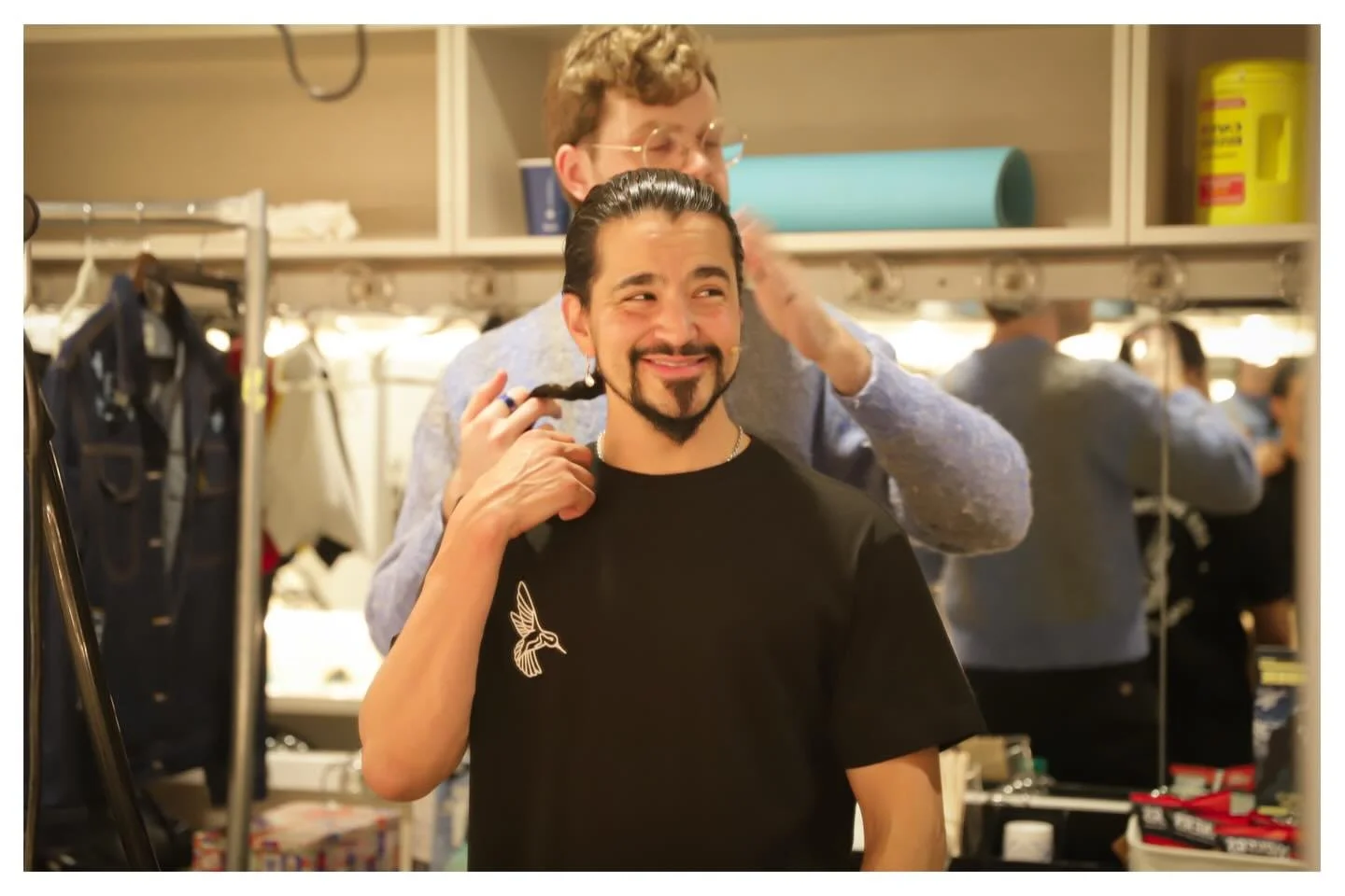 What a blast joining @allmyrelationscollective and @tydefoe behind the scenes of Skeleton Canoe at Lincoln Center yesterday. It was so much fun meeting all the beautiful puppets, and of course, seeing Ty&rsquo;s dynamic, high energy performance. One 