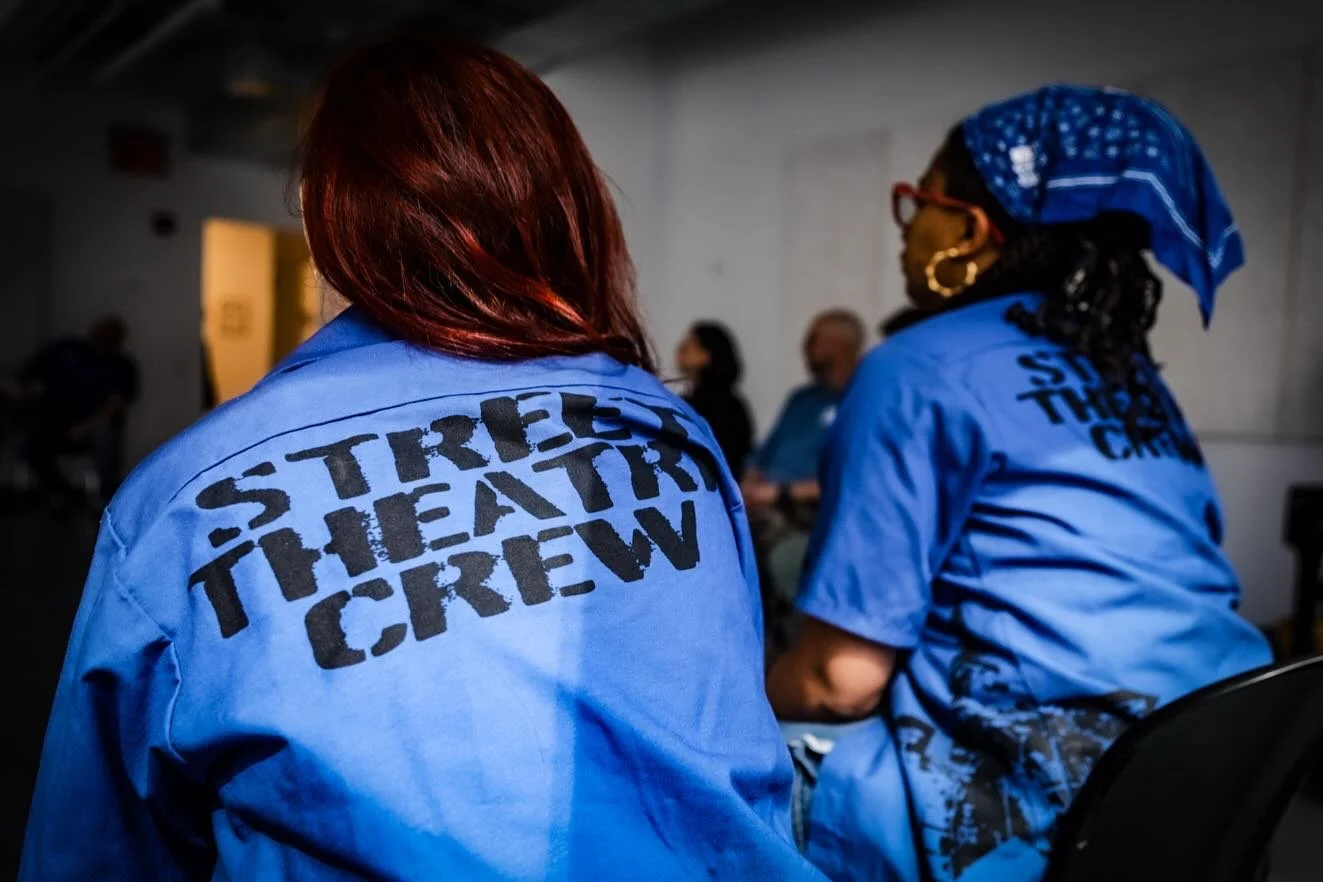 A few moments from yesterday&rsquo;s &ldquo;For the People! For the Streets!&rdquo; workshop at ART NY with Radical Evolution&rsquo;s (@radevolution) Street Theatre Crew. We had a fabulous group of artists, activists, and community organizations join