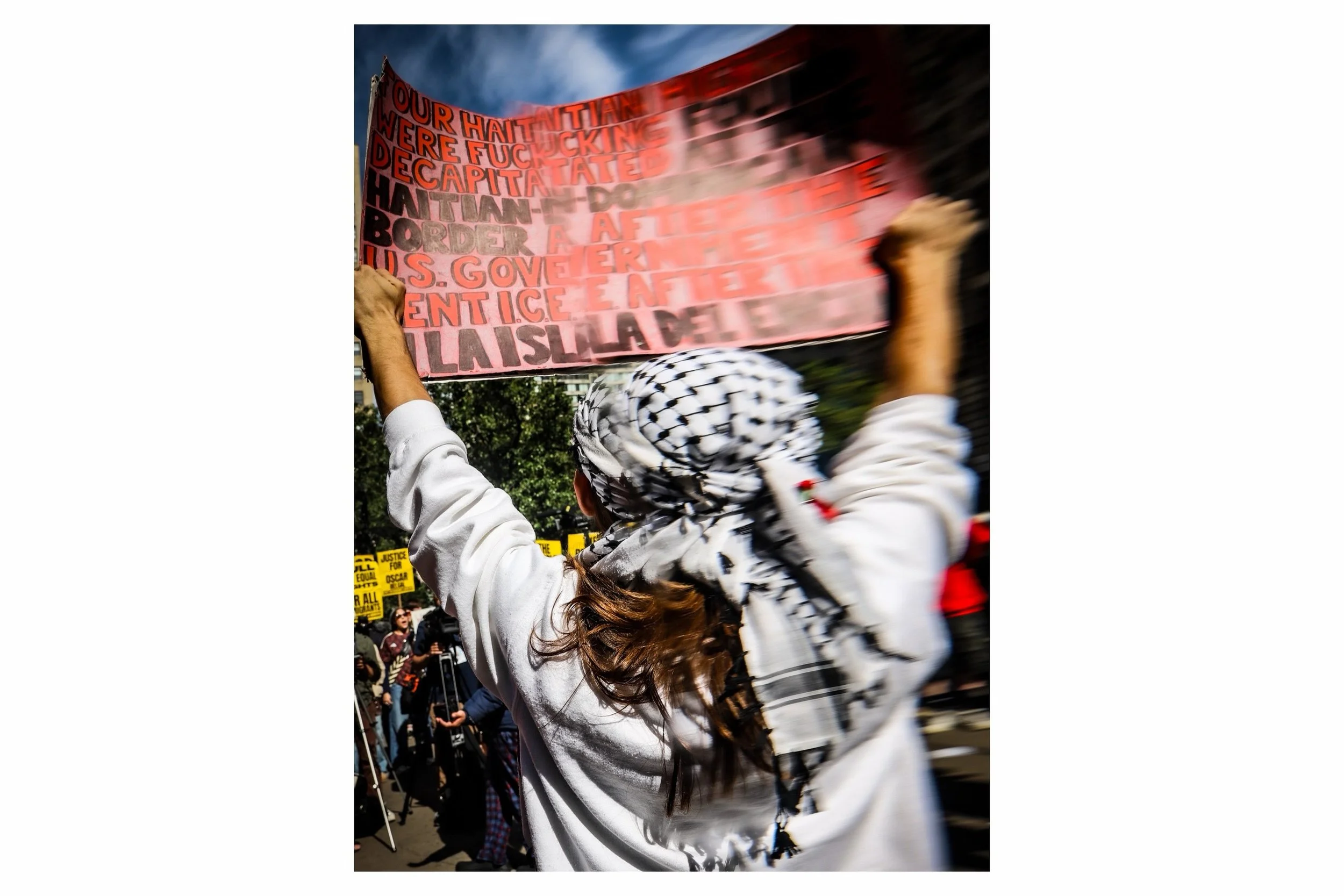 &ldquo;El pueblo unido jamas sera vencido - ICE off our streets now!&rdquo; 

From Saturday afternoon&rsquo;s ICE OFF OUR STREETS rally and protest in Herald Square. Hundreds marched to demand an end to ICE terror. This was one of many demonstrations