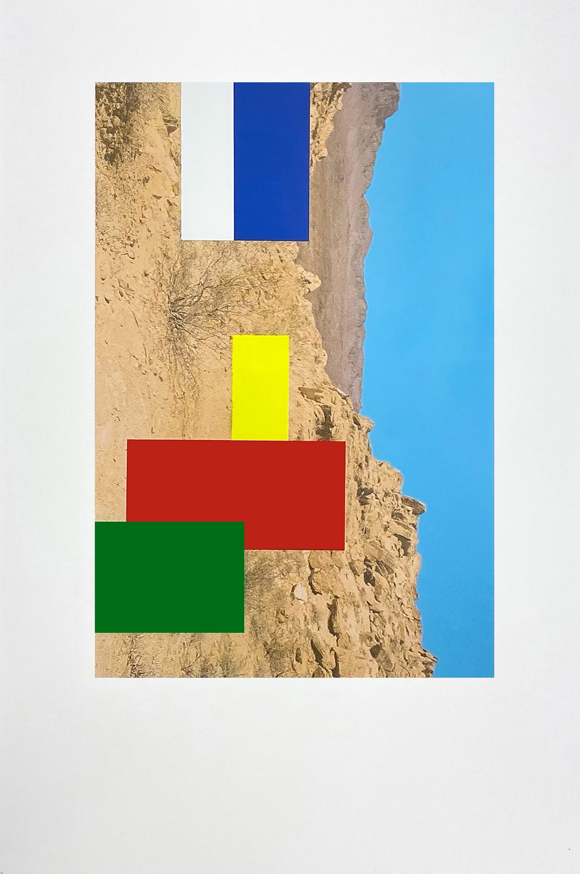 Crowded, Valley of Fire, NV, 2022, Silkscreen, Image 24" x 16" / Paper 36" x 24" 