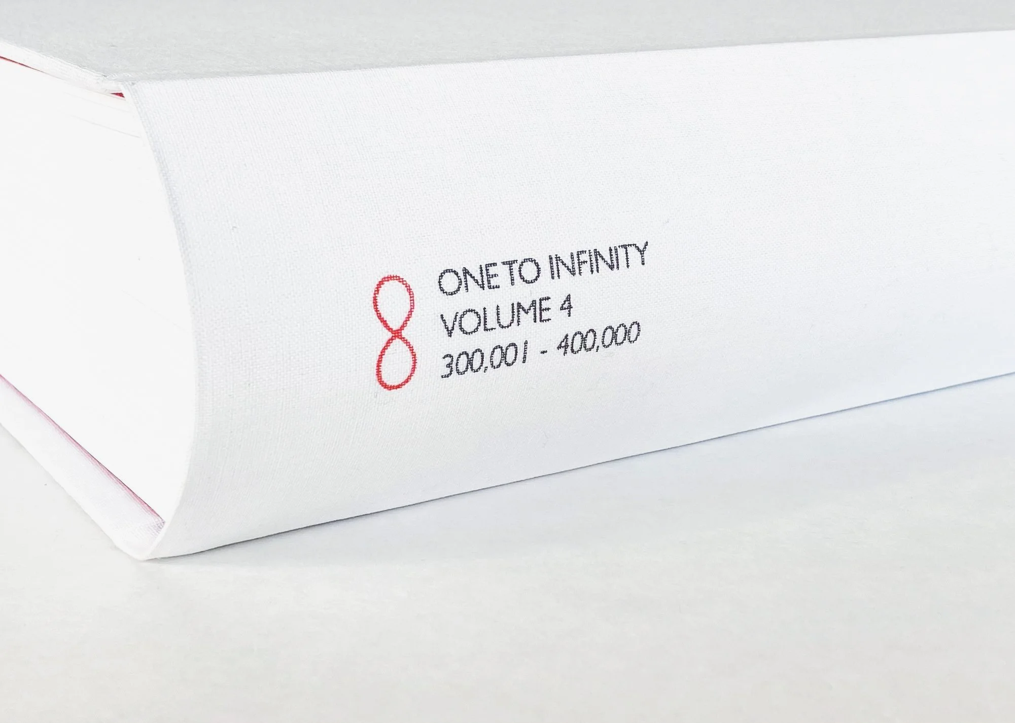One to Infinity Letterpress detail