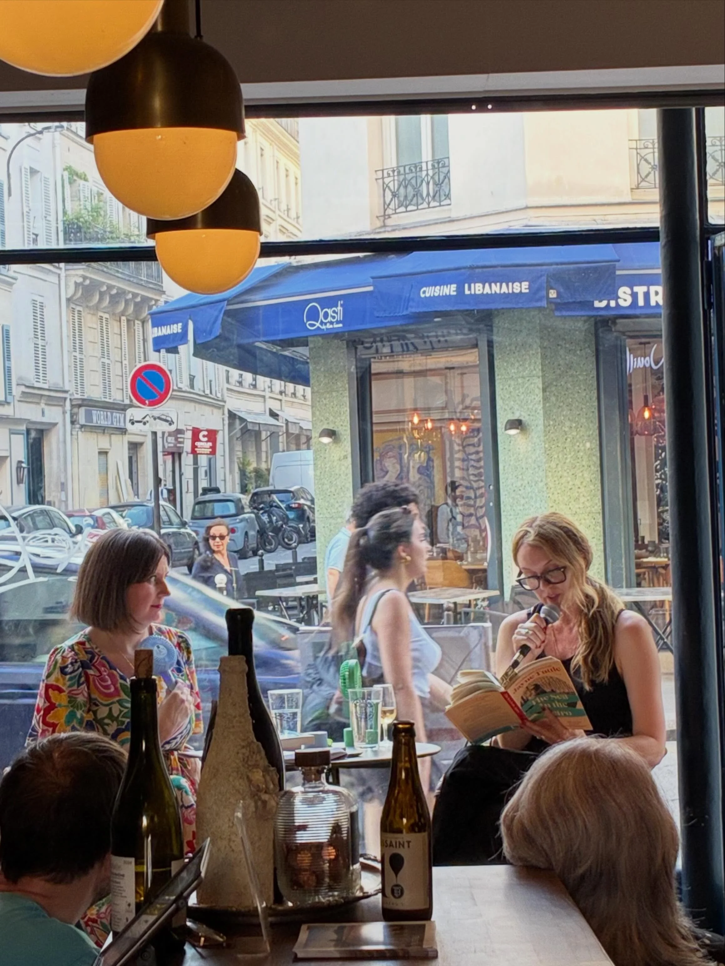 Merci @le18oberkampf and @megclement for bringing the HEAT to The Sea in the Metro this week, such a wonderful chat and WARM audience, and no, we didn&rsquo;t jump in the canal after, are you serious ☀️☀️☀️💕💕💕
