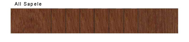 Visual Aid: All sapele body sample