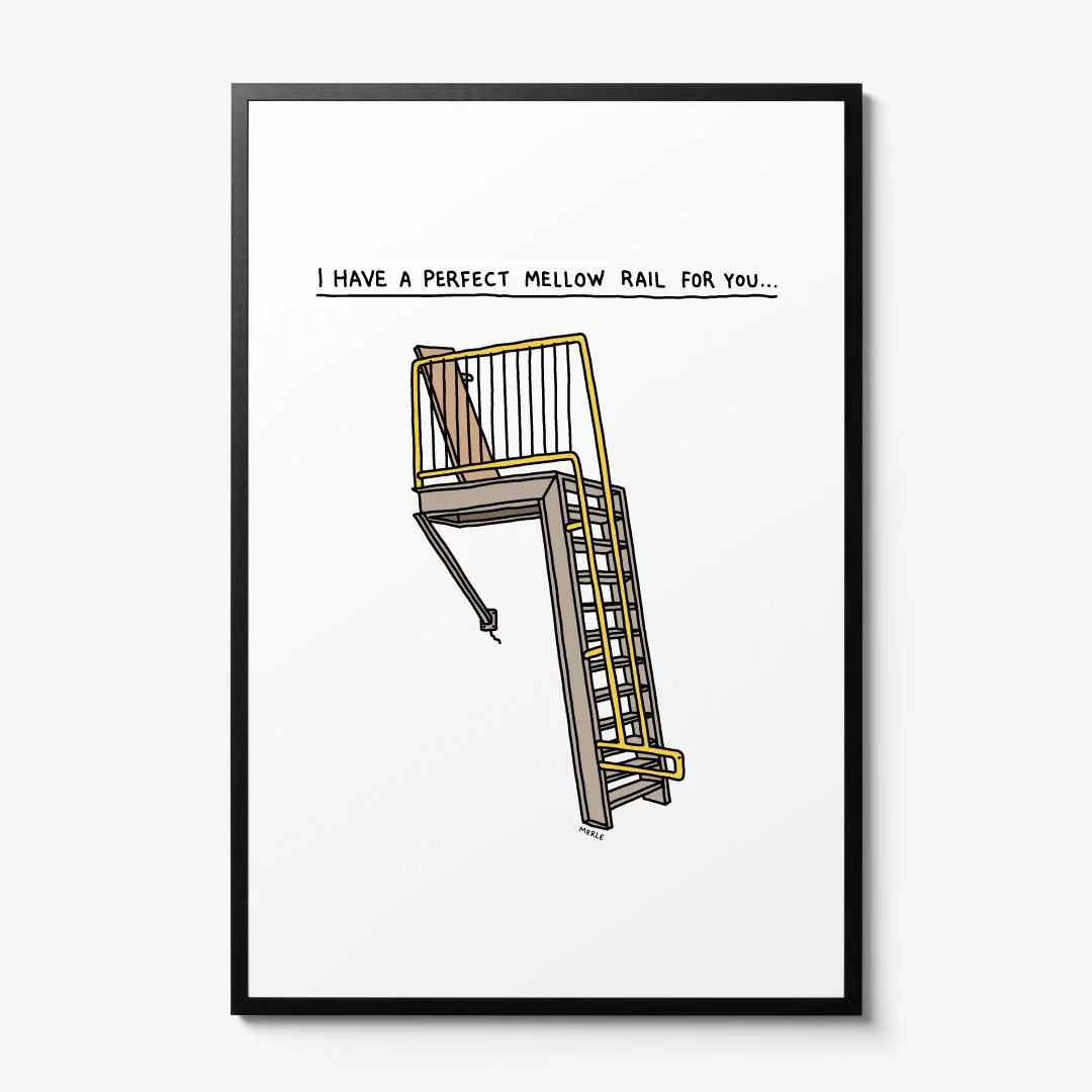 Mellow Rail Print