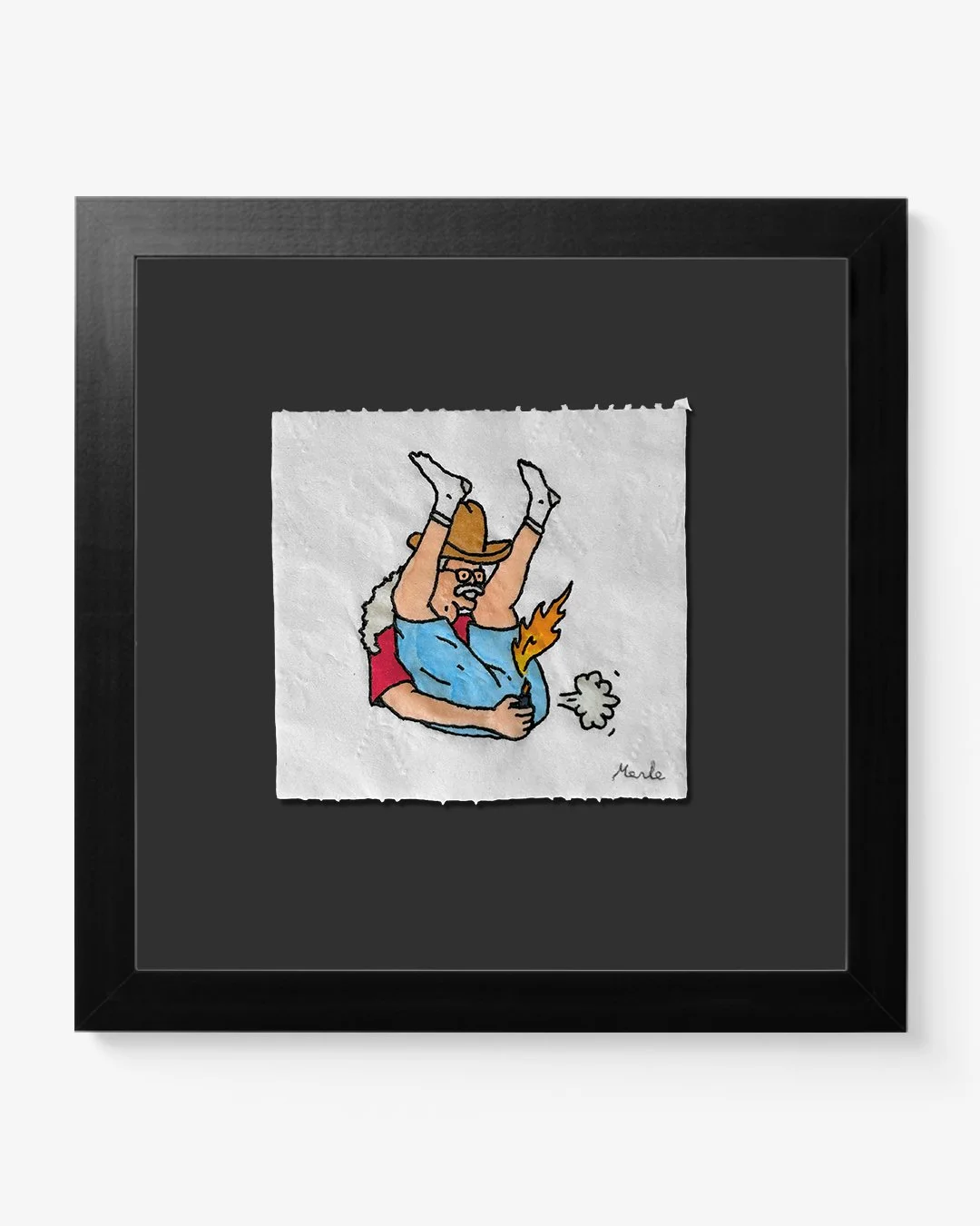 Fart Toilet Paper - Original Drawing