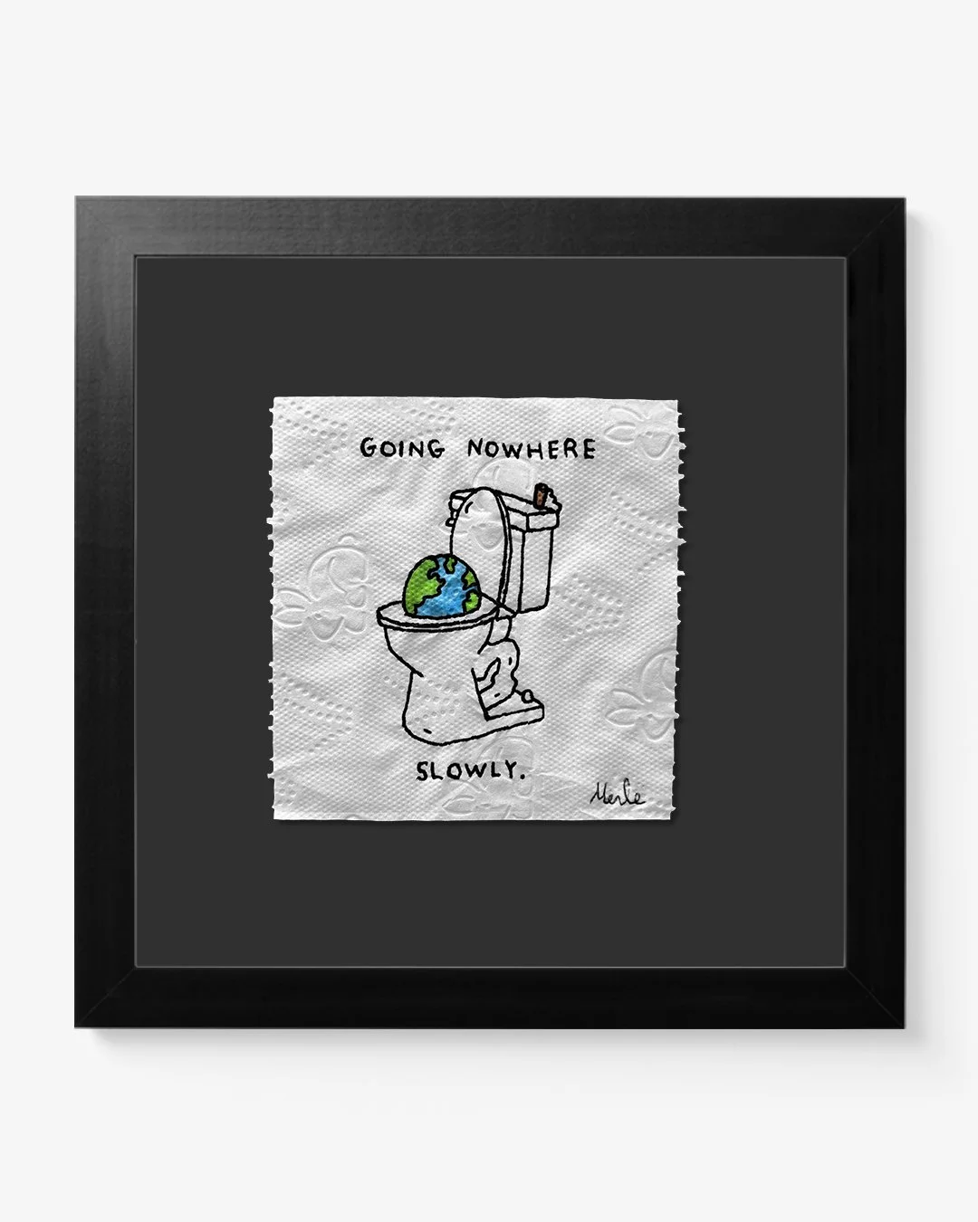 World Toilet Paper - Original Drawing