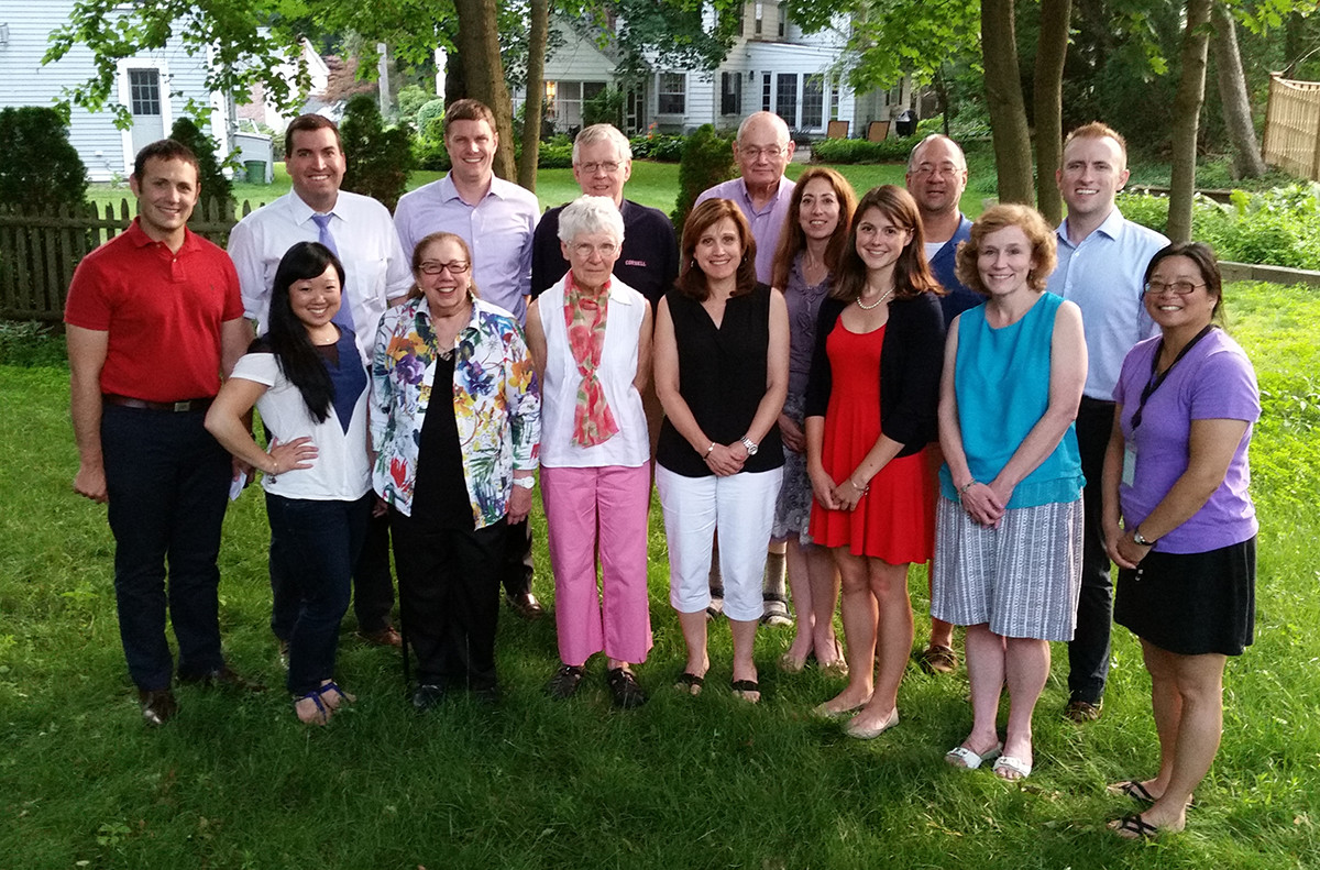 Current and former members of the board of the Cornell club of boston