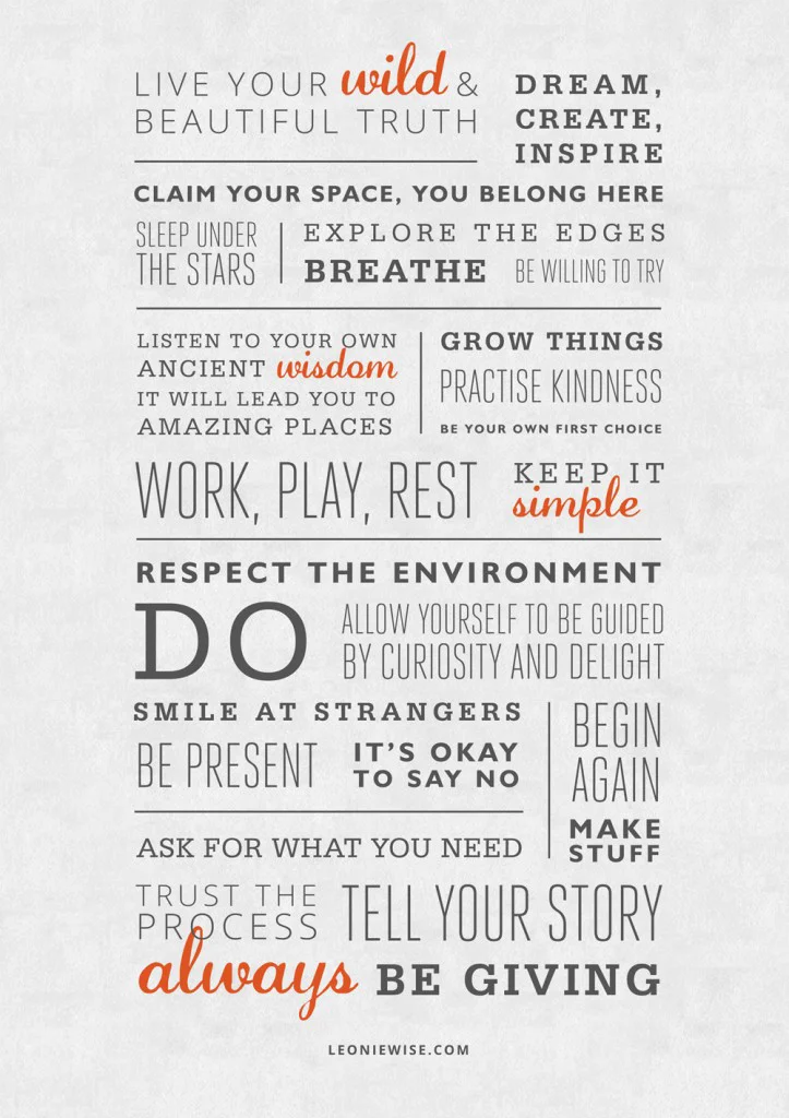 Manifesto by Leonie Wise