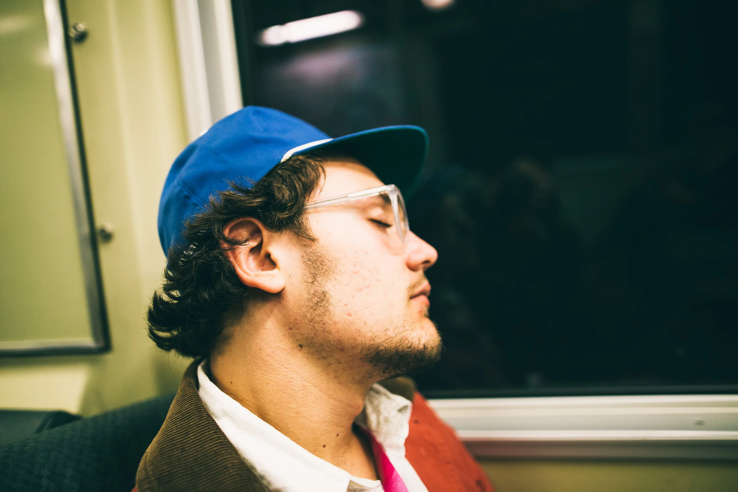 Dave on BART heading home.. 