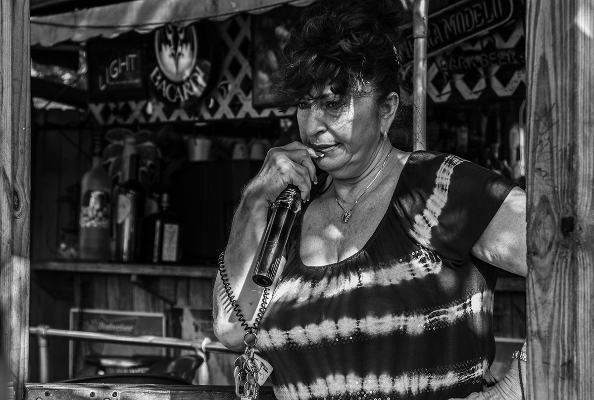 Sonia at her seafood place in Miami, USA 2012
