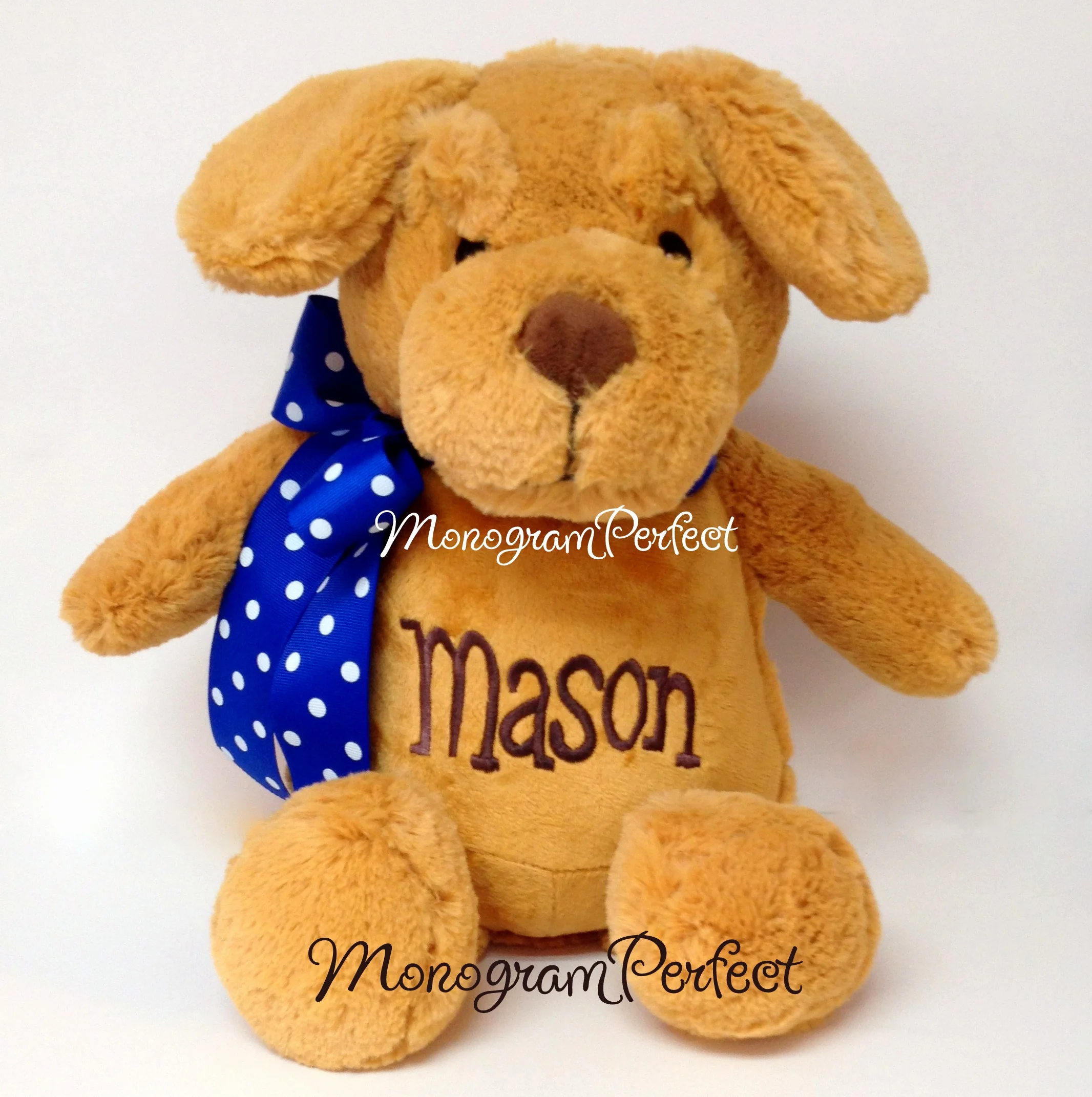 Handwritten Embroidered Stuffed Animals