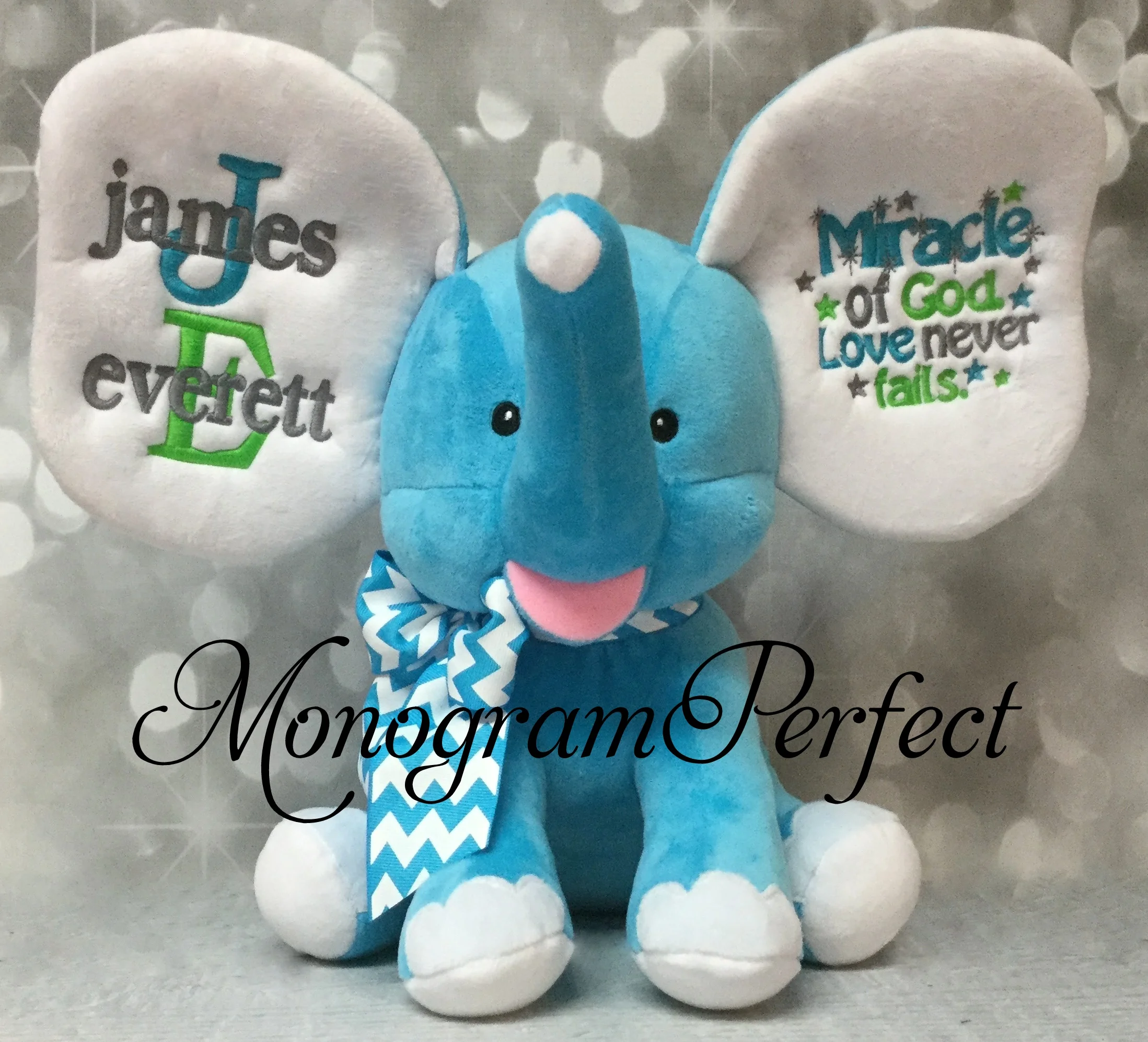 james everett teal blue elephant.JPG