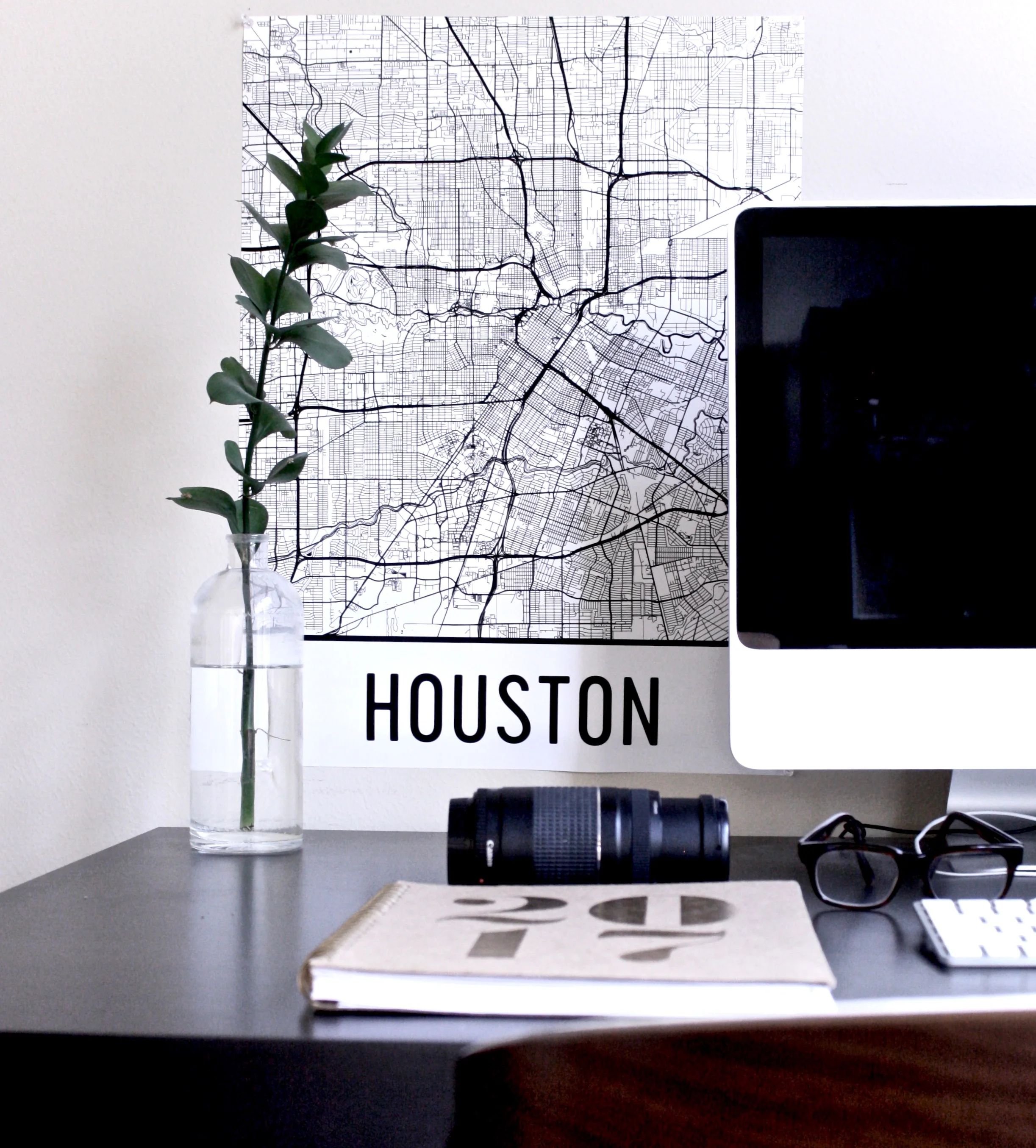 Modern Map Art - Inspiración para las paredes de tu casa