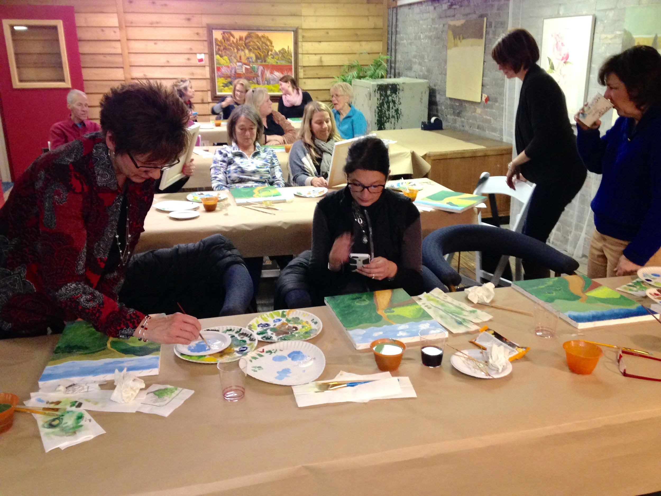 Cork & Canvas at Stafford's Gallery, Petoskey