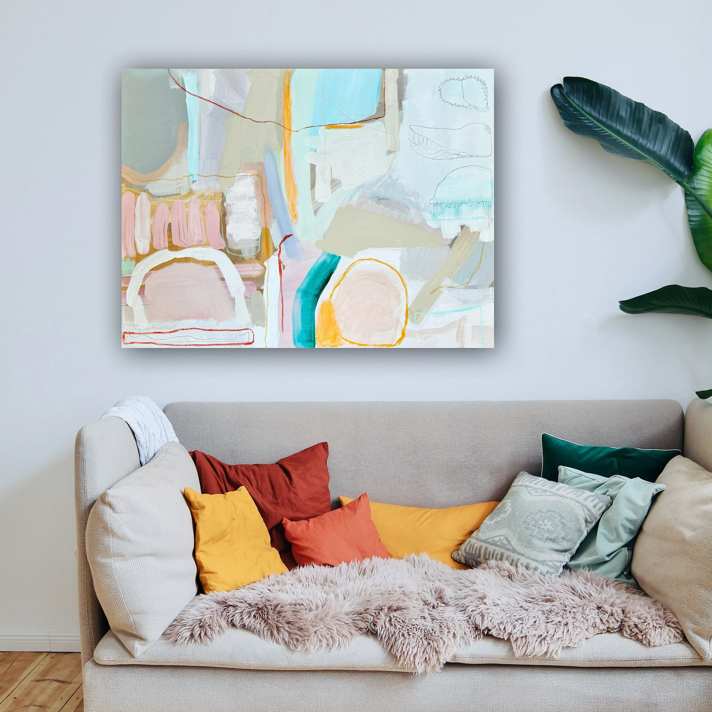 Eco friendly painting by artist katie brines