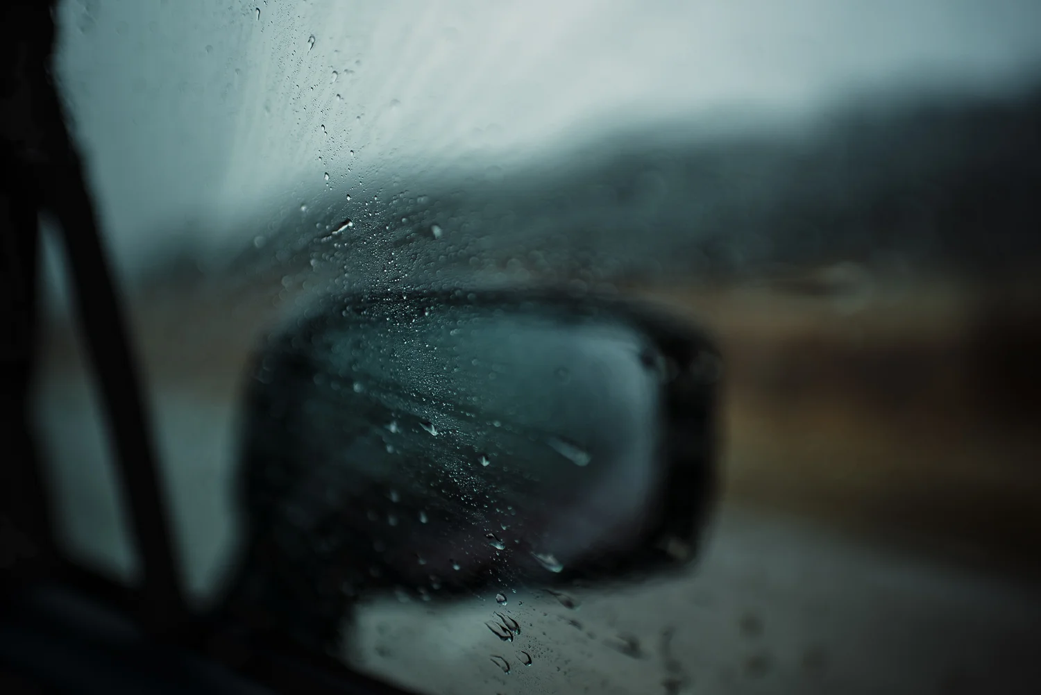 On the way to Tulsa, OK. Saturday during a driving rain storm.