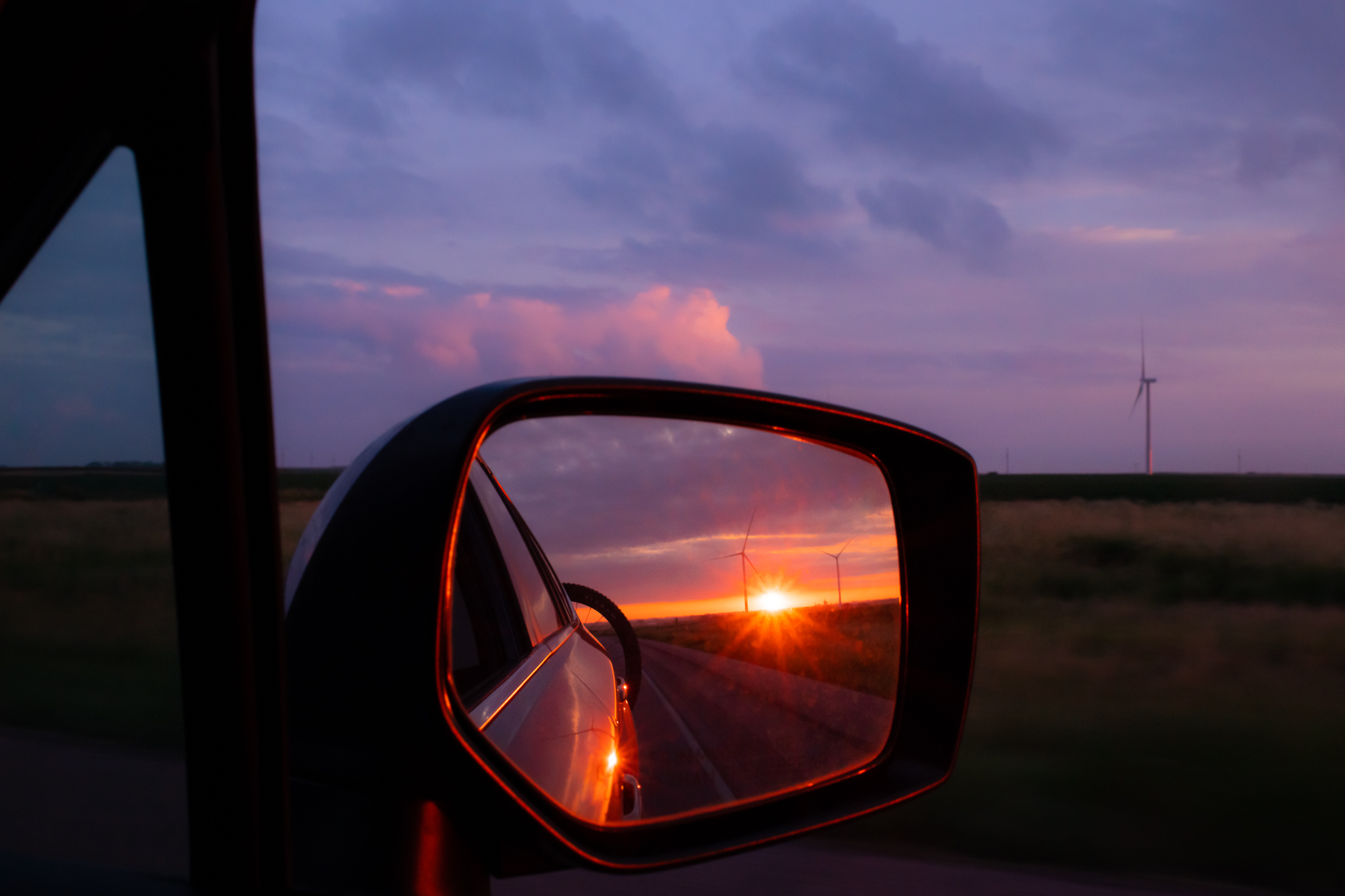 Somewhere in South Dakota heading back home.