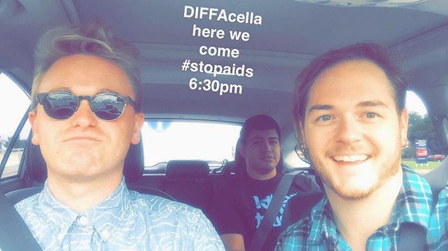 on our way to @diffadallastx Burger's and Burgundy 🍔🍷🔥 // 6:30p // see you soon #stopaids #letsrock #rtr #dallas