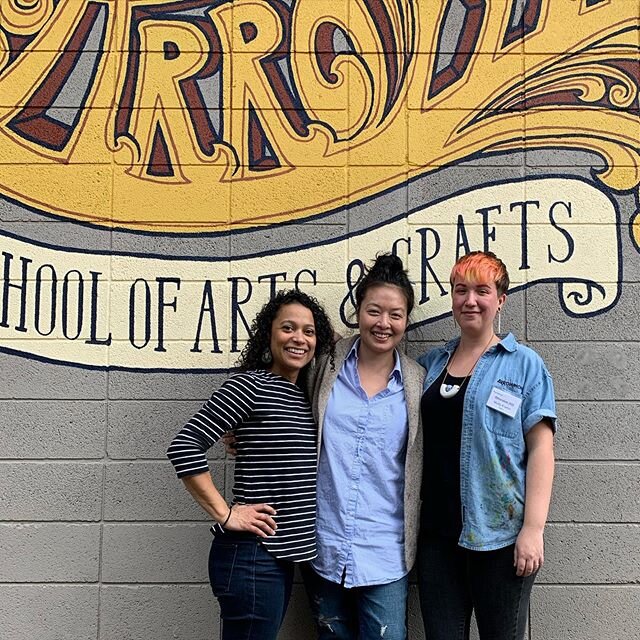 Look who I found at Pentaculum2020!!! @arrowmont_school @estralala @mollymoso @jolynnsantiago @lesleypattersonmarx #pentaculum2020 #arrowmont #arrowmont_school #asualumni #penlandalumni