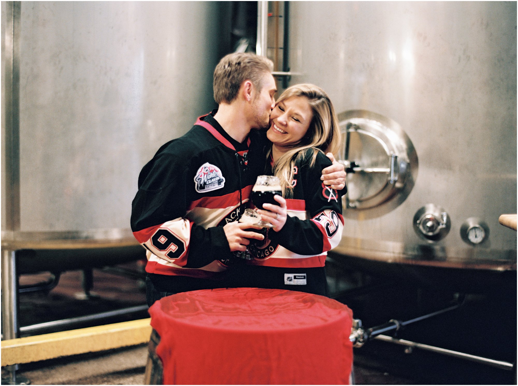 Milwaukee Beach Brewery Engagement Photos