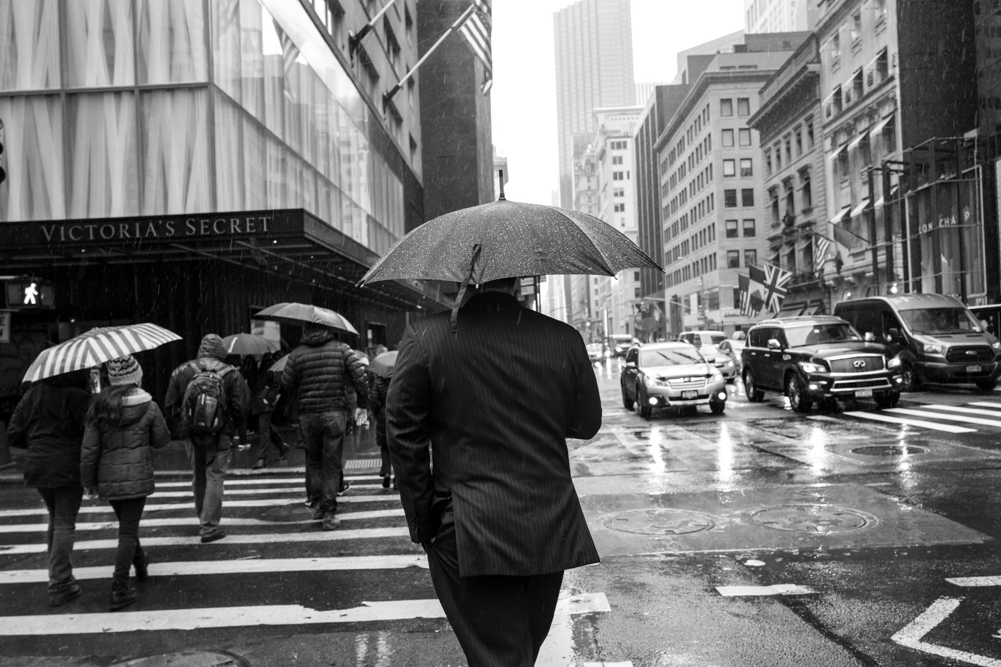 No rush. New York when it rains.