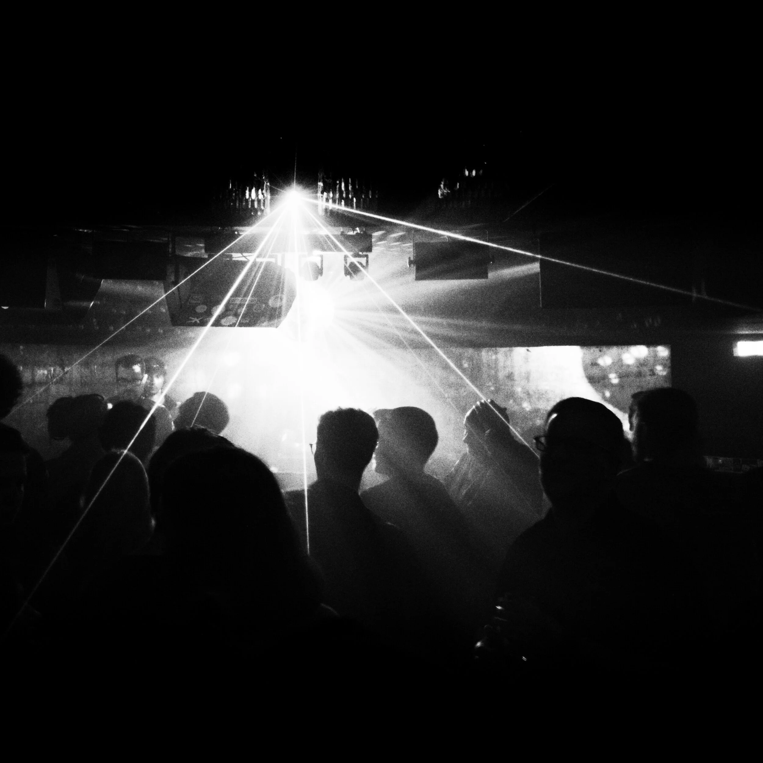 At the club.