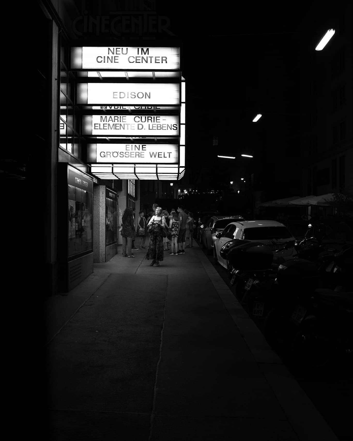 At the movies