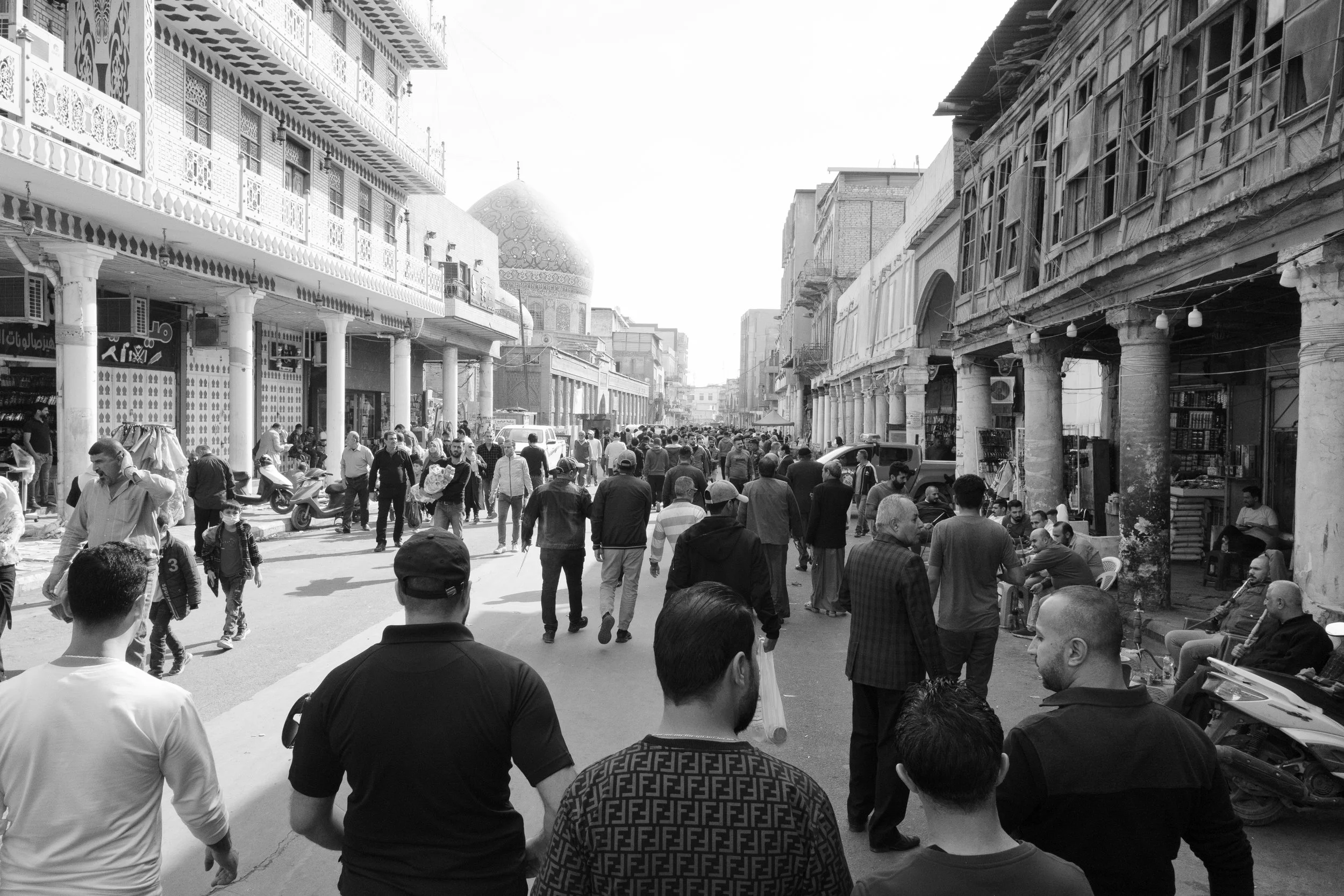 Baghdad street scenes.