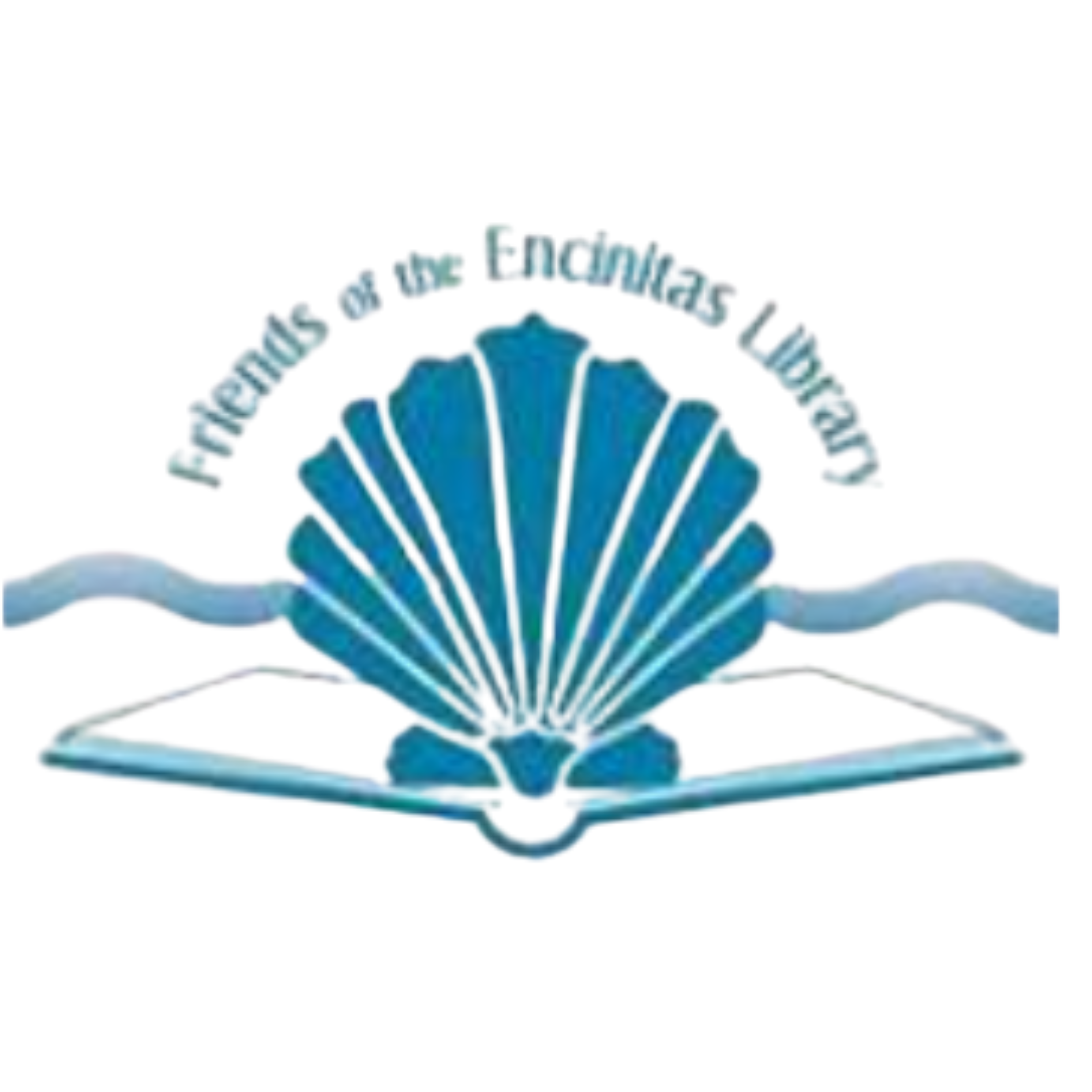 Friends of Library Blue Logo