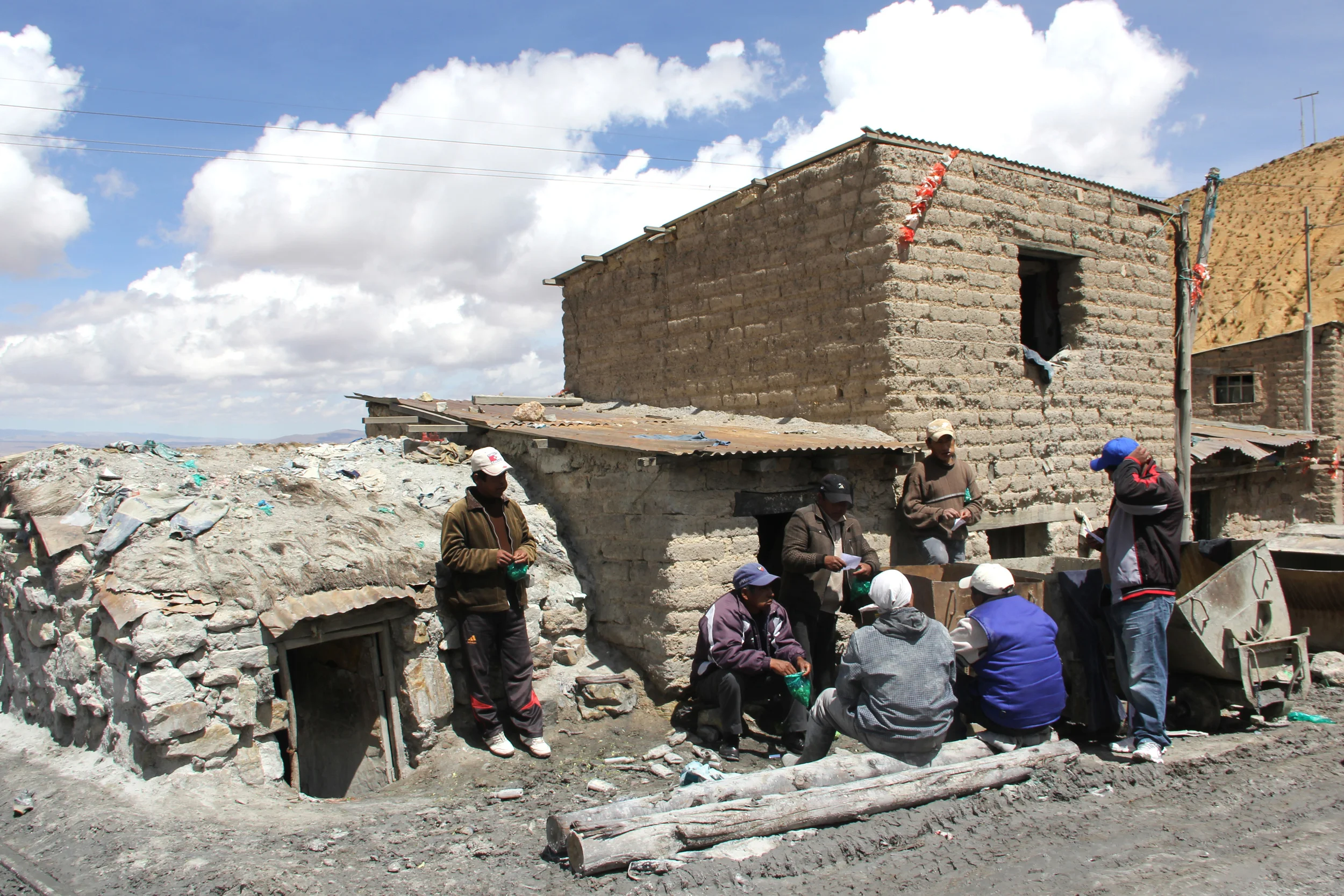 Le case dei minatori