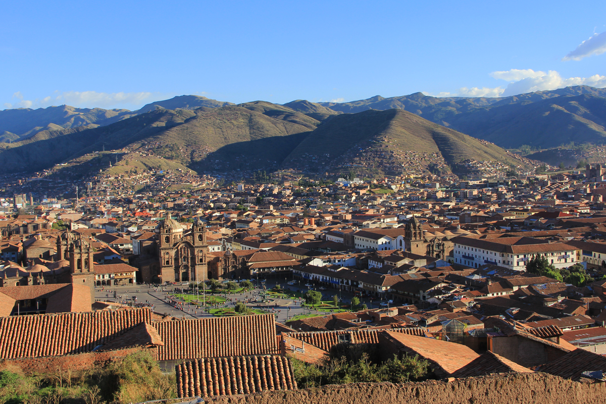 Cusco, 3400 metri.