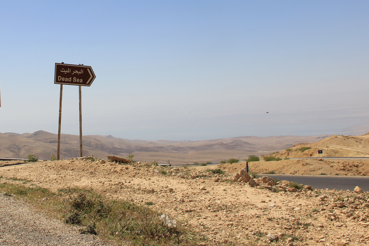 Dal Monte Nebo: direzione Dead Sea