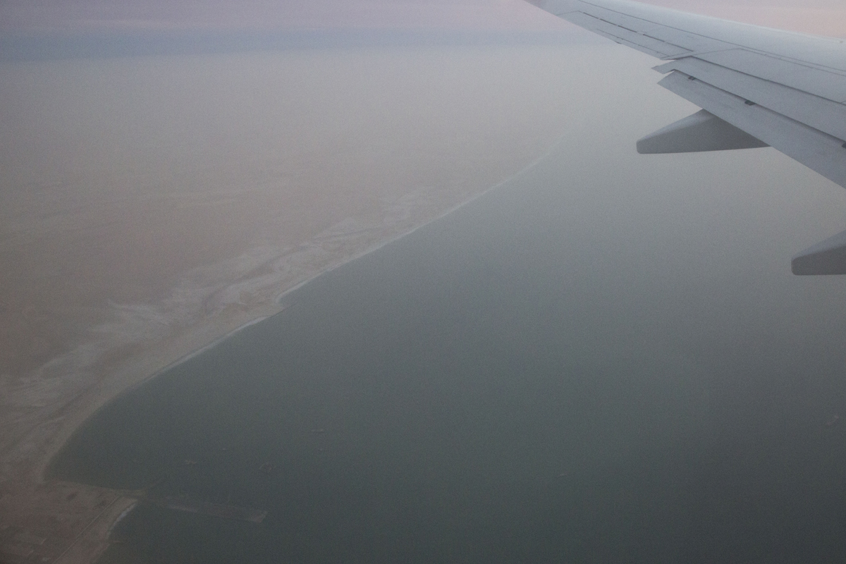 L'arrivo in Mauritania, sull'Oceano Atlantico
