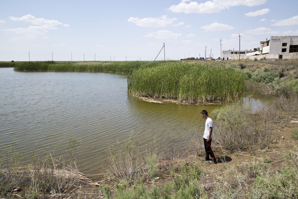 Il nuovo lago, a Moynaq
