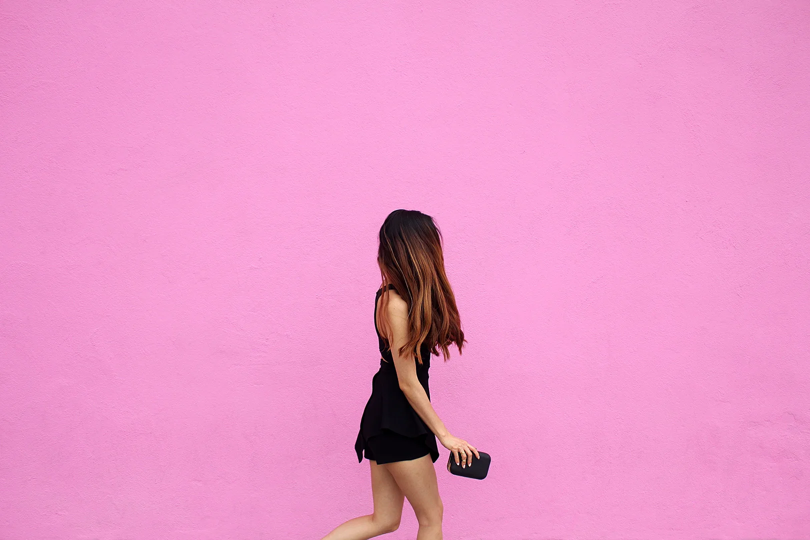 At the pink Paul Smith Store on Melrose.