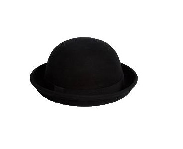 ASOS Bowler Hat in Black Felt