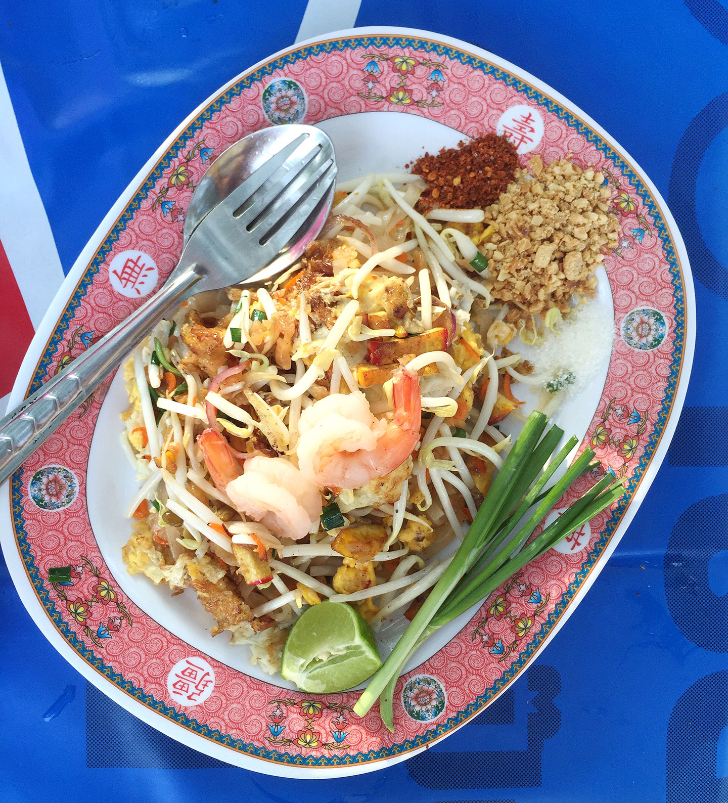 Pad Thai Street Food in Ayutthaya
