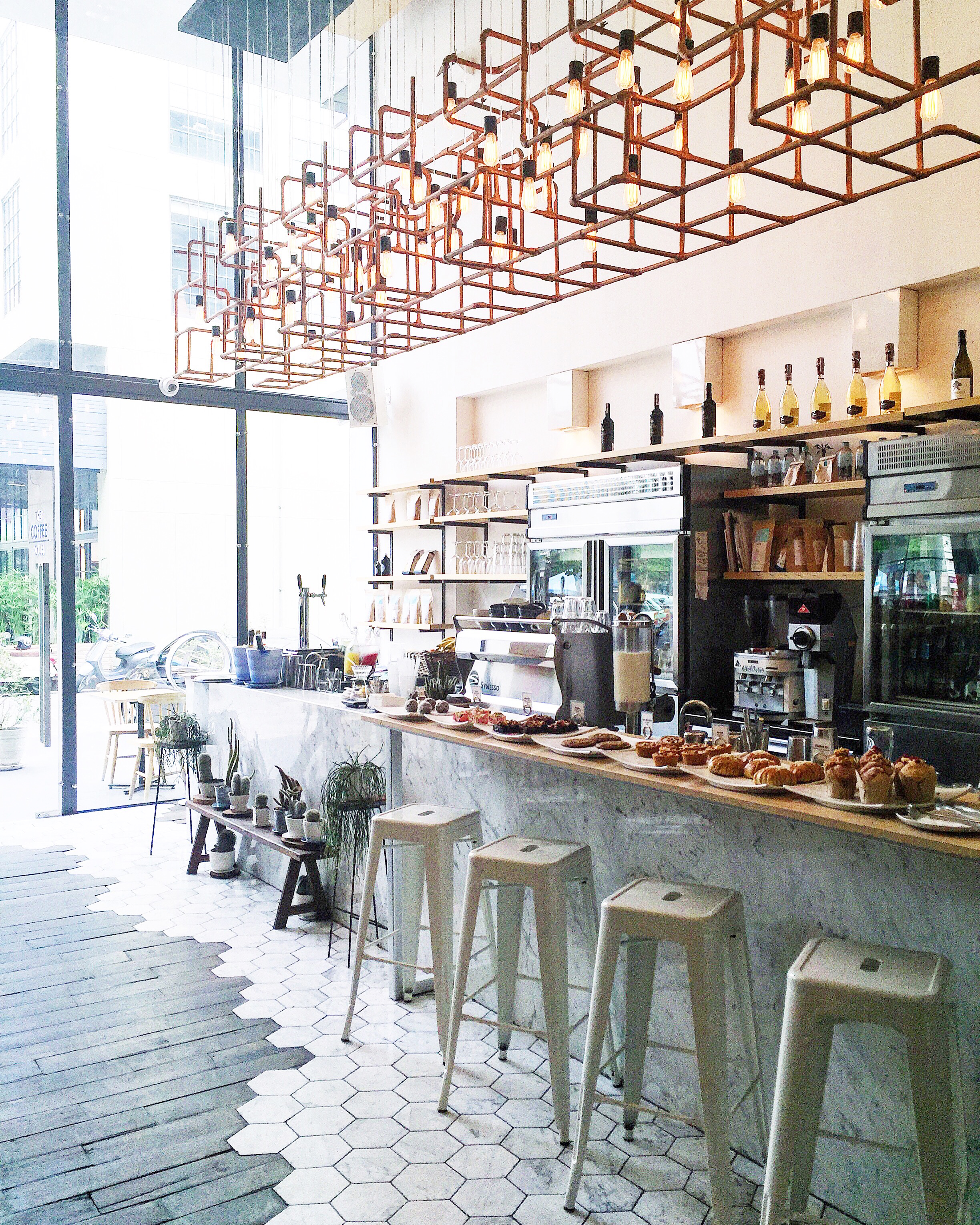 Amazing coffee and pastries at Rocket Coffee Bar