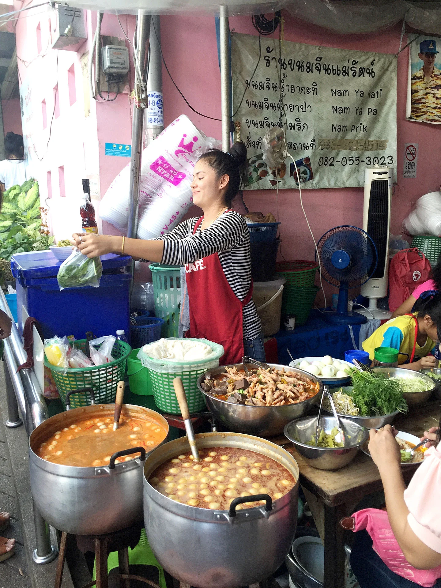 STREET FOOD: Street food is the bomb in Thailand. Go to the booths where lots of locals are hanging out! Khao San Road is a popular street to shop and get food!