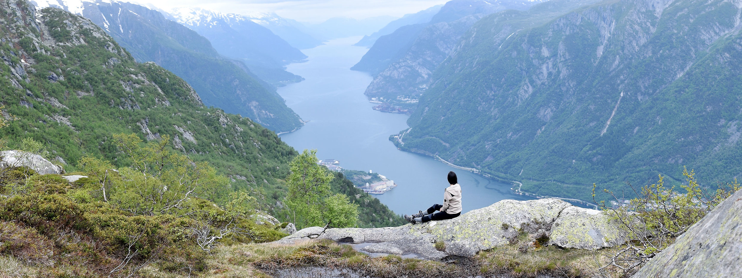  An aerial view of the fjords are a must when in Norway.The view is even more stunning in person! 
