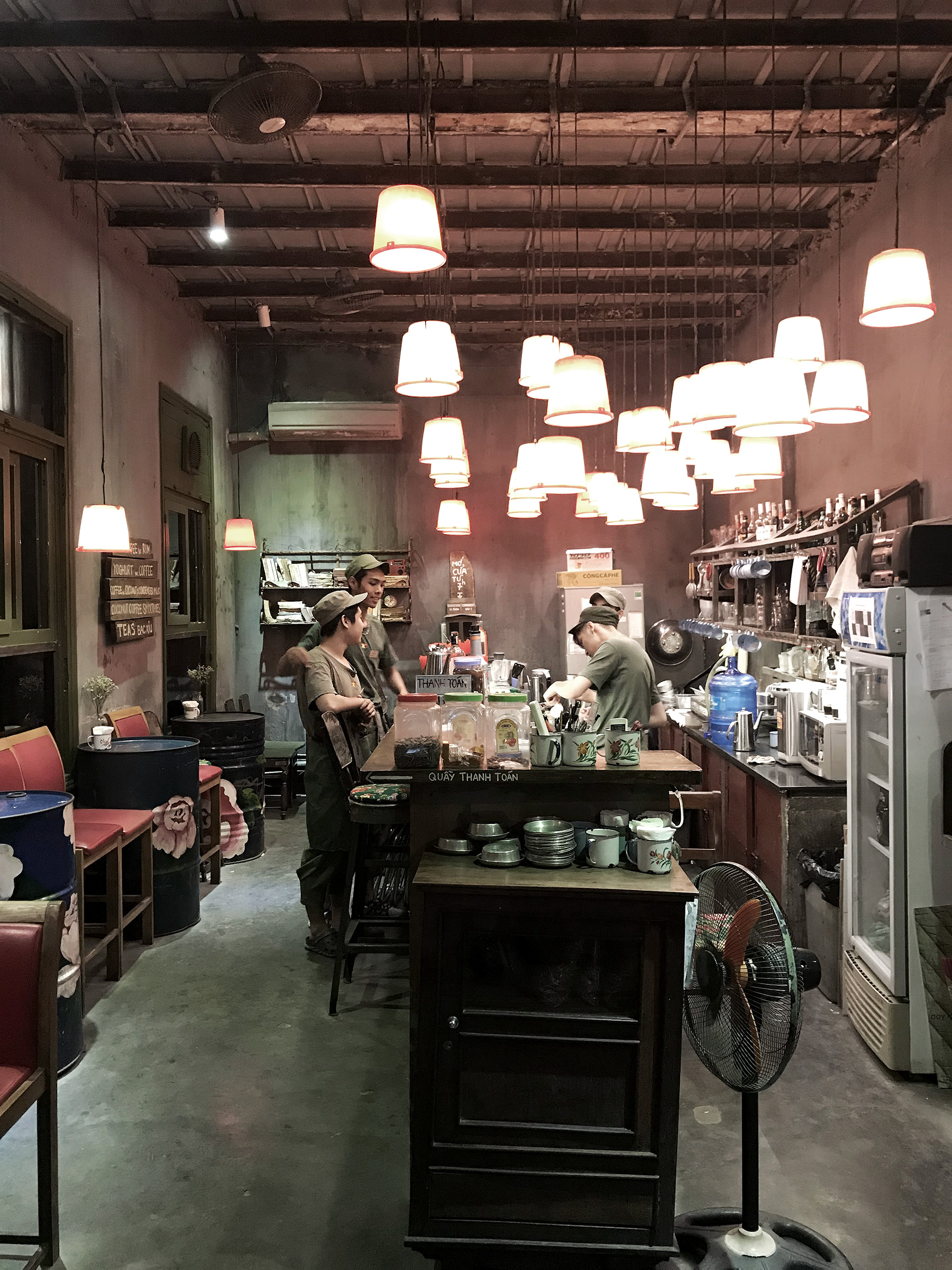  CONG CAPHE - MILITARY INSPIRED CAFE HARKING BACK TO WAR-ERA VIETNAM 