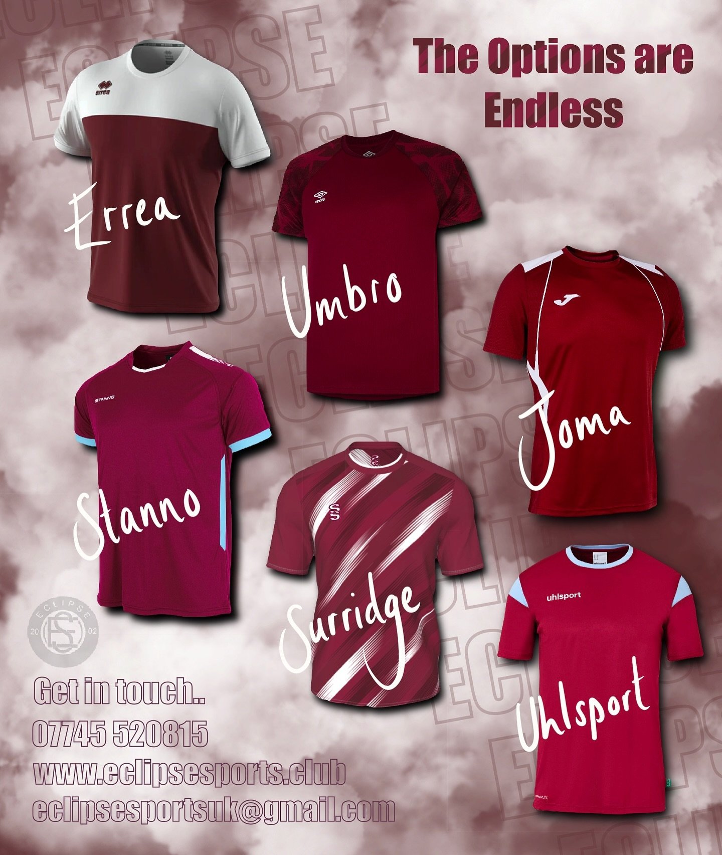 Friday Fits.. and we are giving you claret! Which are you loving? 🧐.. let us know in the comments or drop us a DM to enquire about prices!! #footballkits