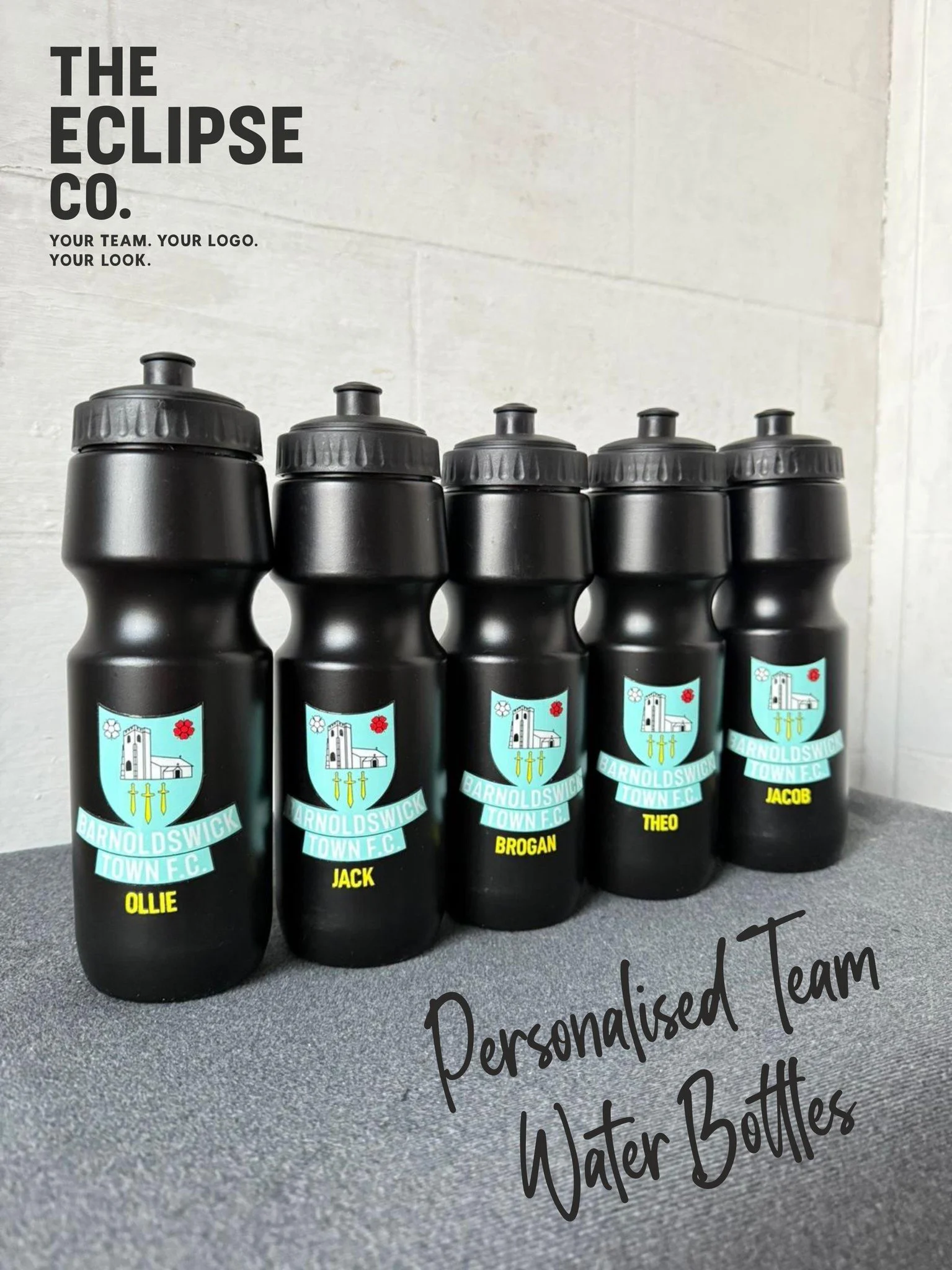 Personalised Water Bottles for your team!! We love them!.. get in touch to get yours!! 😍