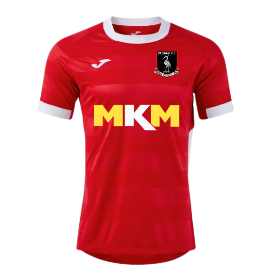 AWAY Replica Away Shirt 2026/27 - Padiham FC Short Sleeve- Red