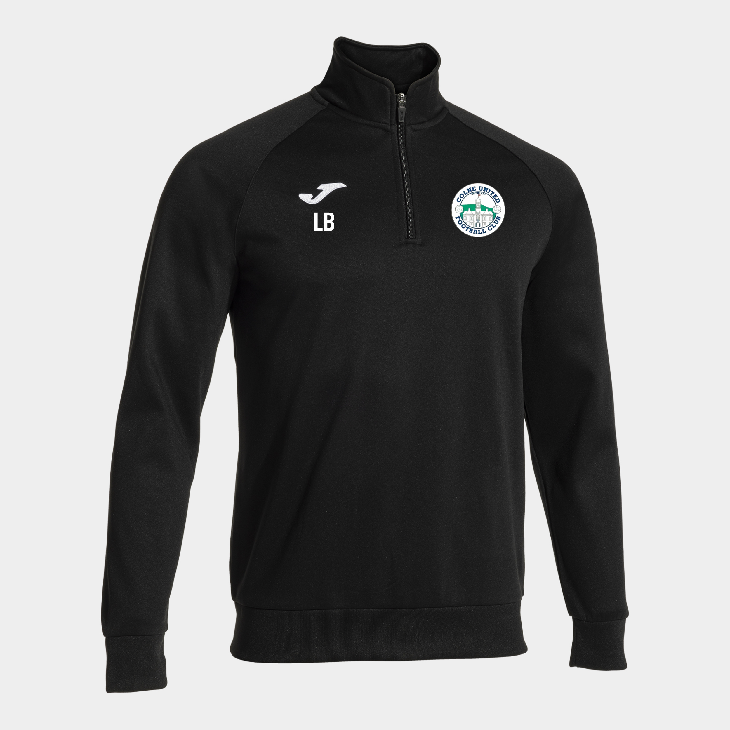 Colne United Faraon 1-4 zip- Black.png