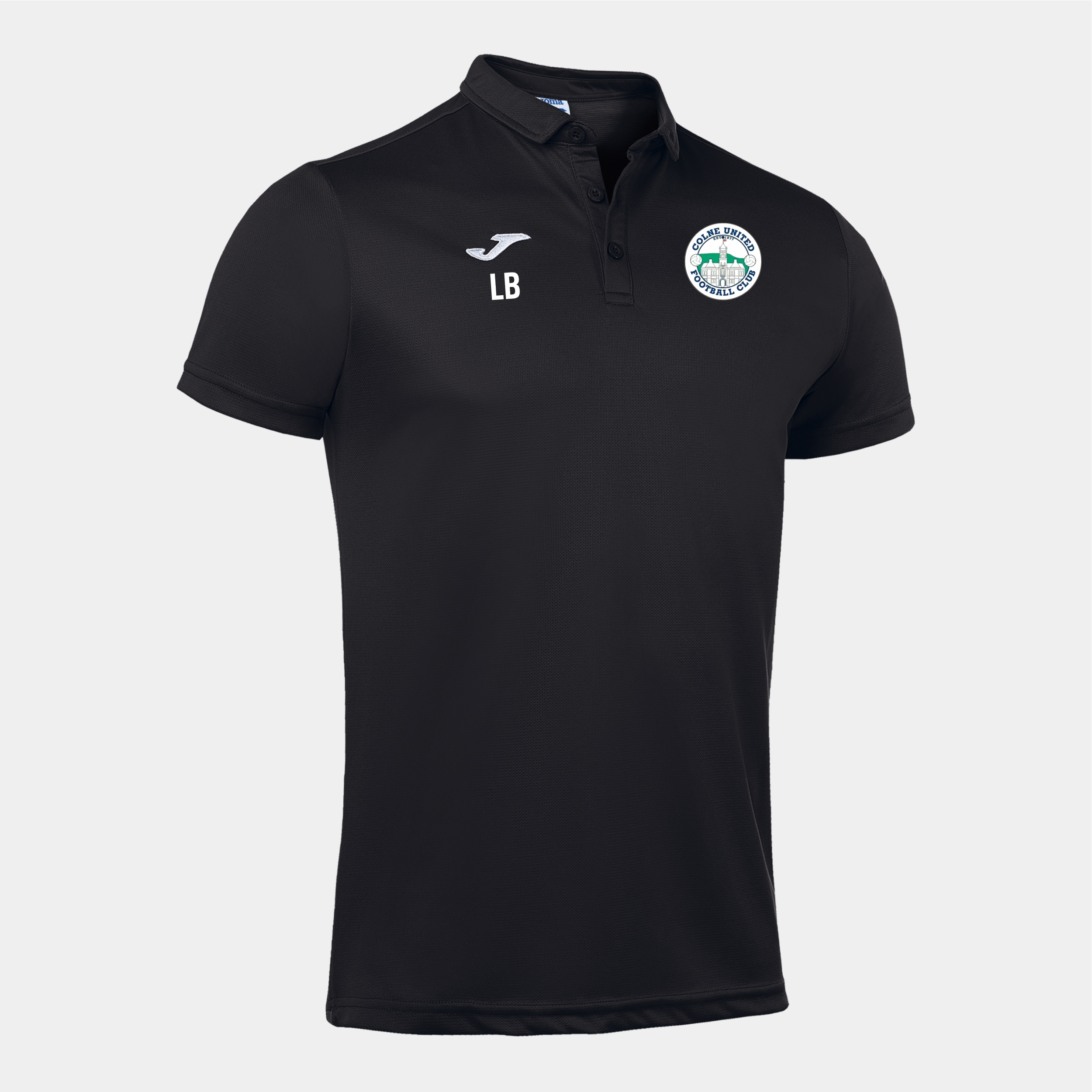 Colne United Hobby Polo shirt- Black.png