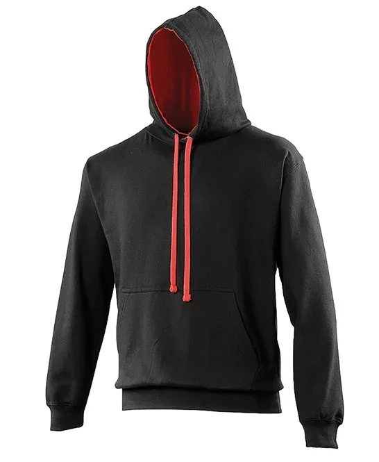 The Loft Gym Casual Hoodie - Black/Red