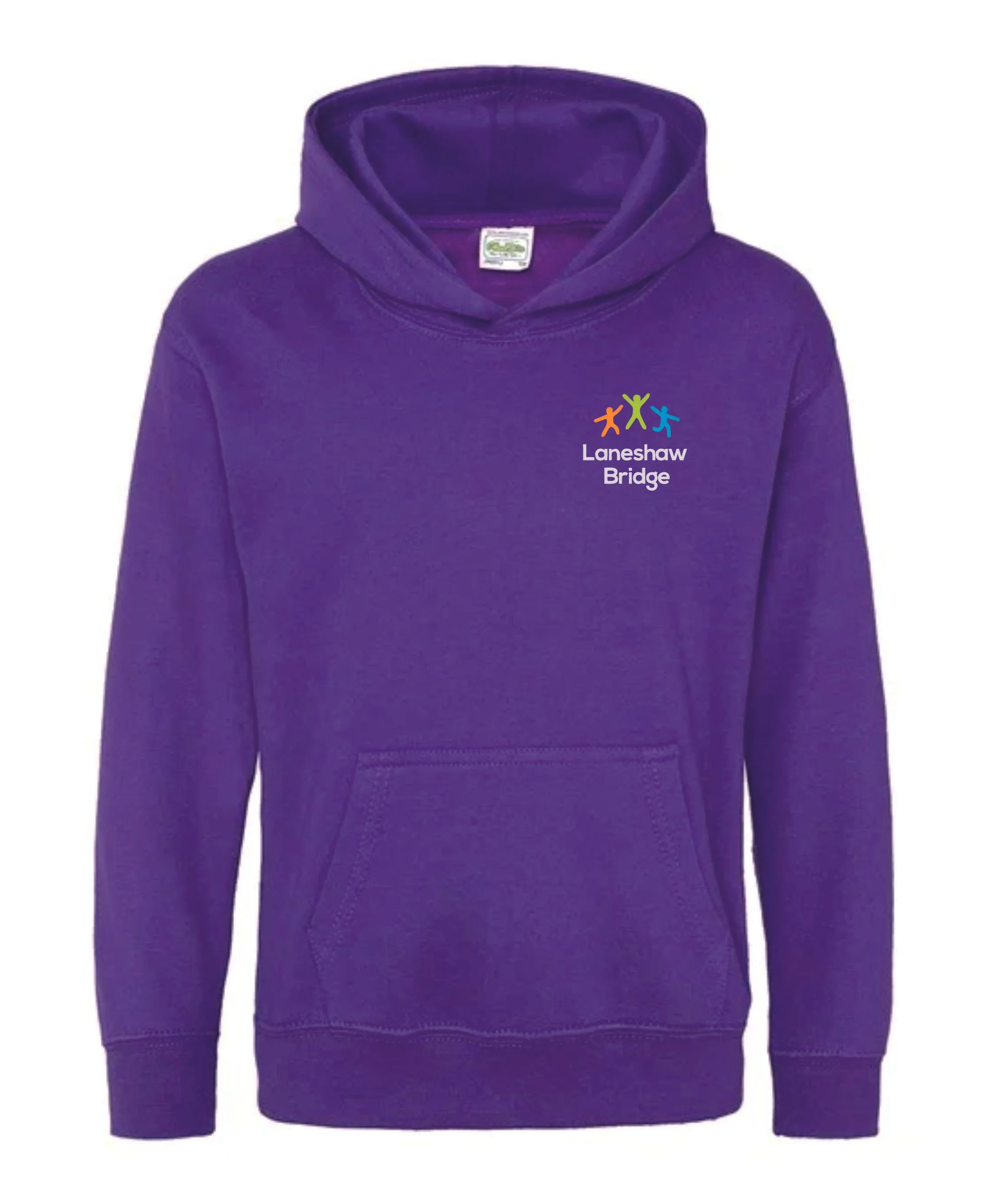 Laneshawbridge Purple Hoodie Front Kids.jpg