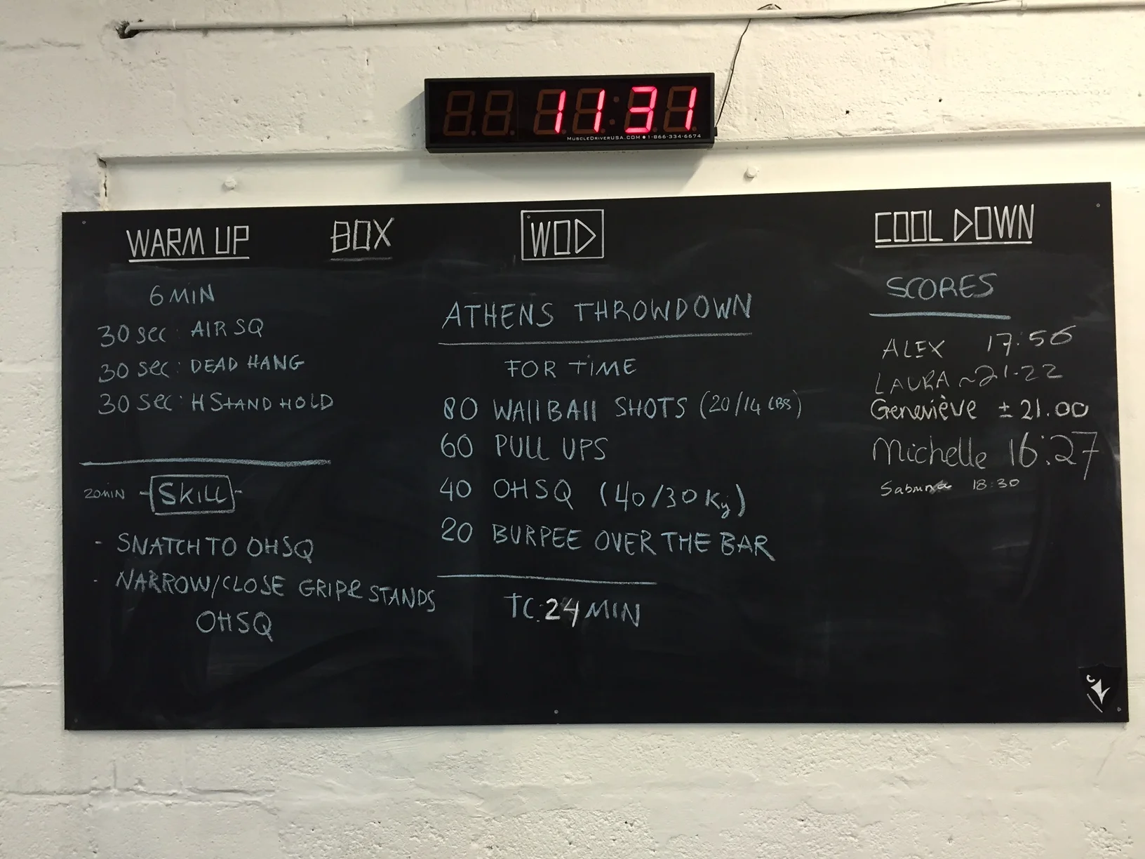 WOD FRIDAY THE 13th