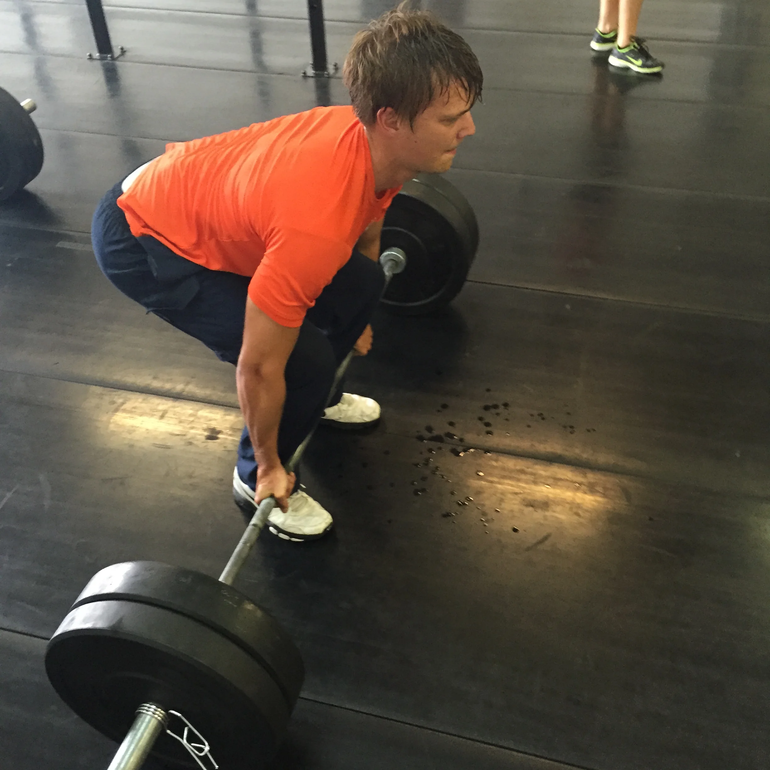 Deadlift pool of sweat